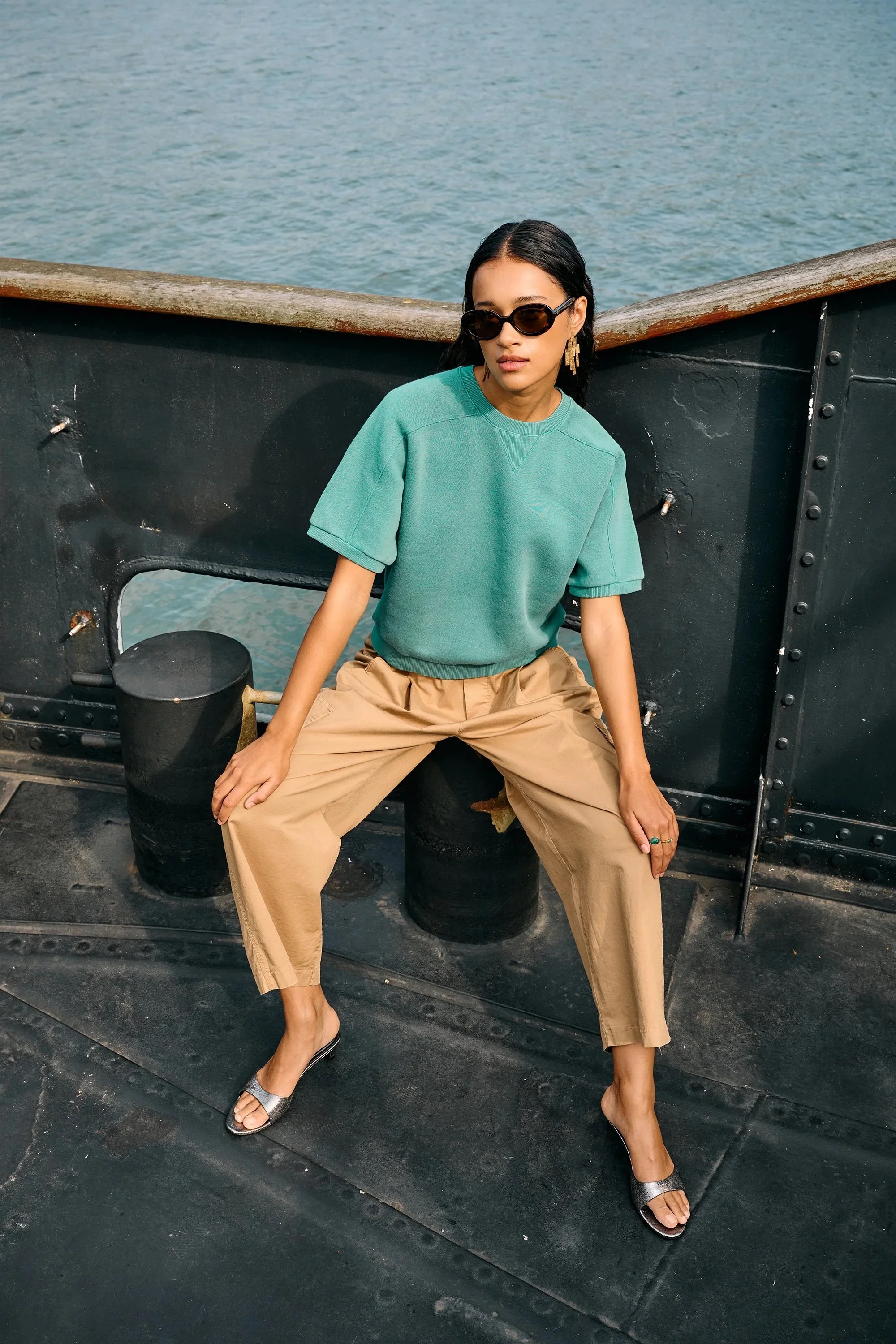 By Bar Shirt Gina in Frosty Green