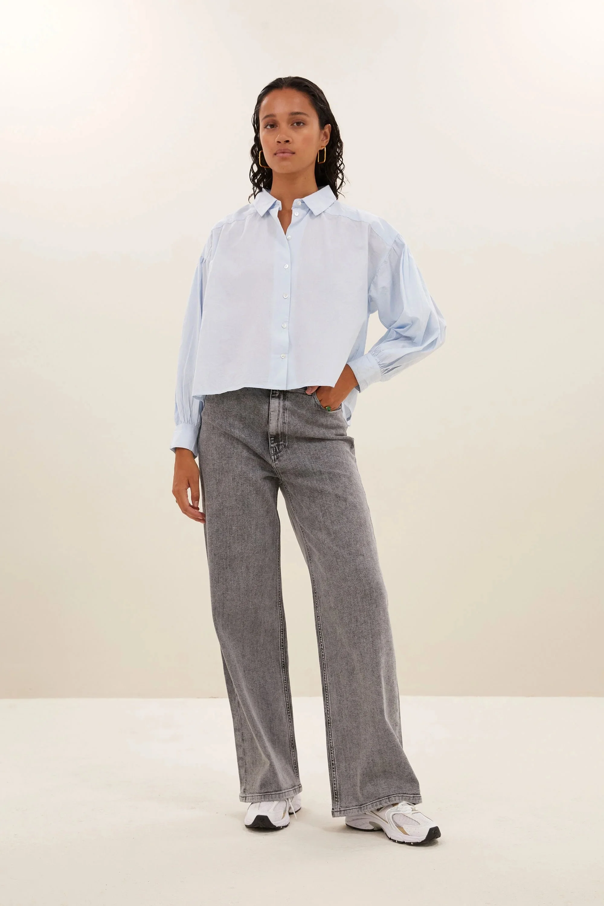 By Bar Bluse Sarah in Light Blue