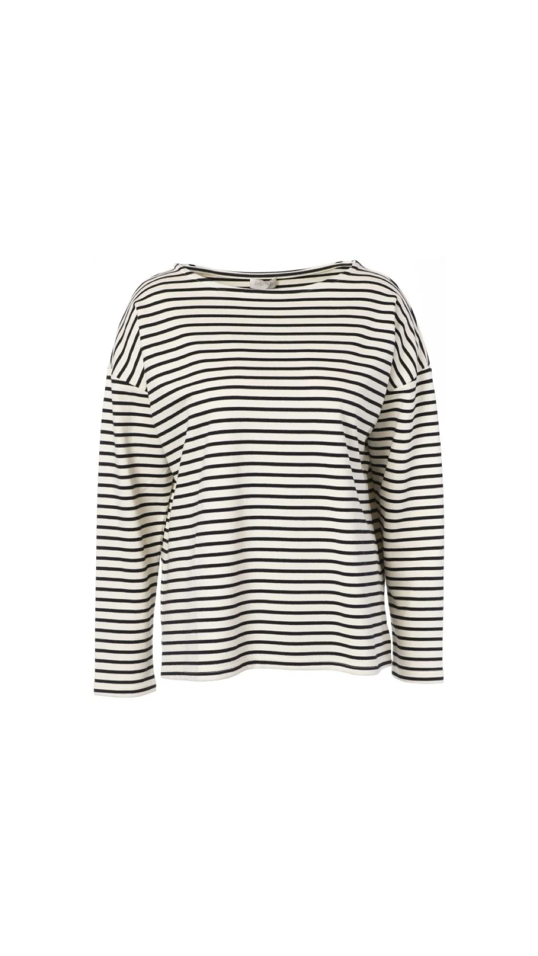 JC Sophie Shirt Lola in Black / Off White Striped