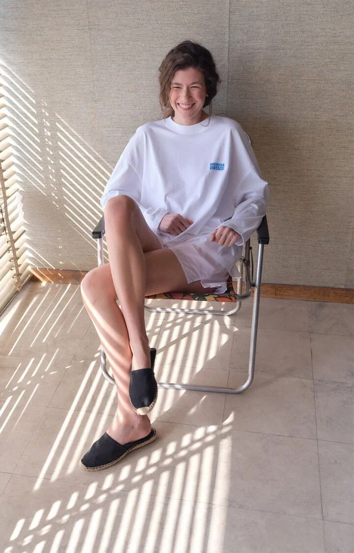 American Vintage Longsleeve Gixy in White