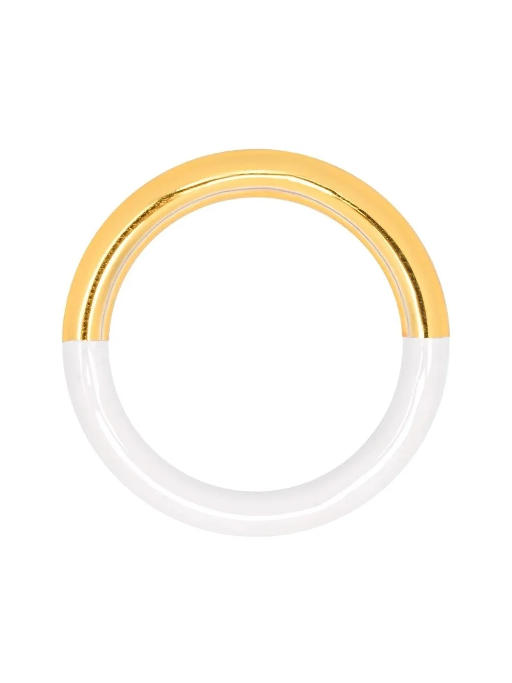 LULU Copenhagen Ring Double Color in Coconut Milk