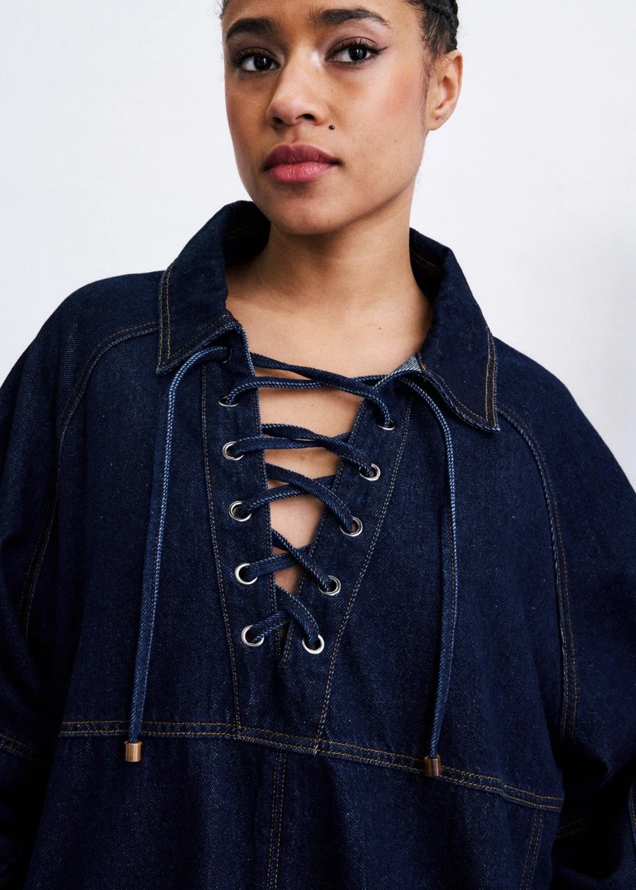 Groß (CHC26611 blouse SORAE-BLEU MARINE-4).jpeg