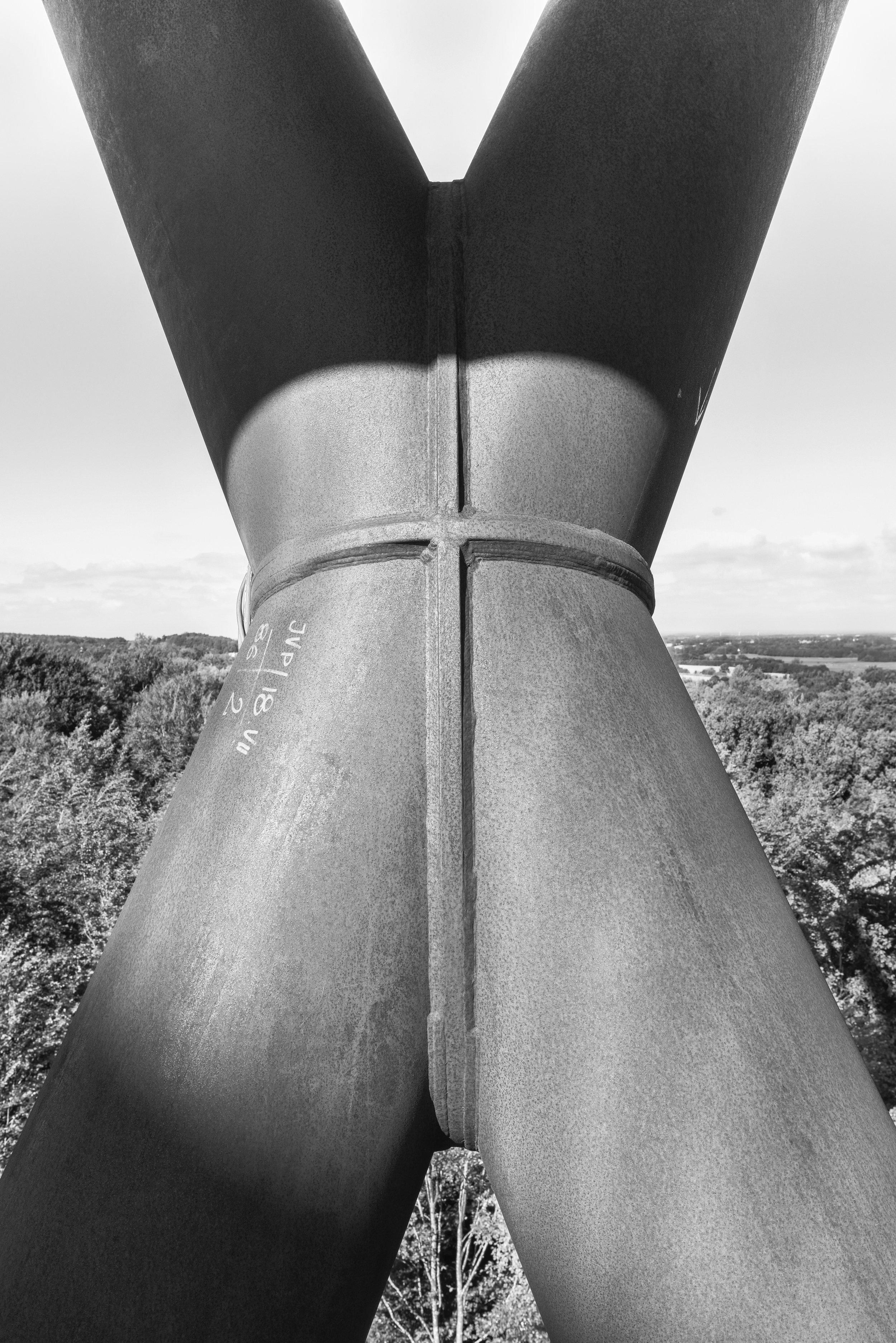 Konstruktionsdetail Waldturm „Skovtårnet“ in Ronnede