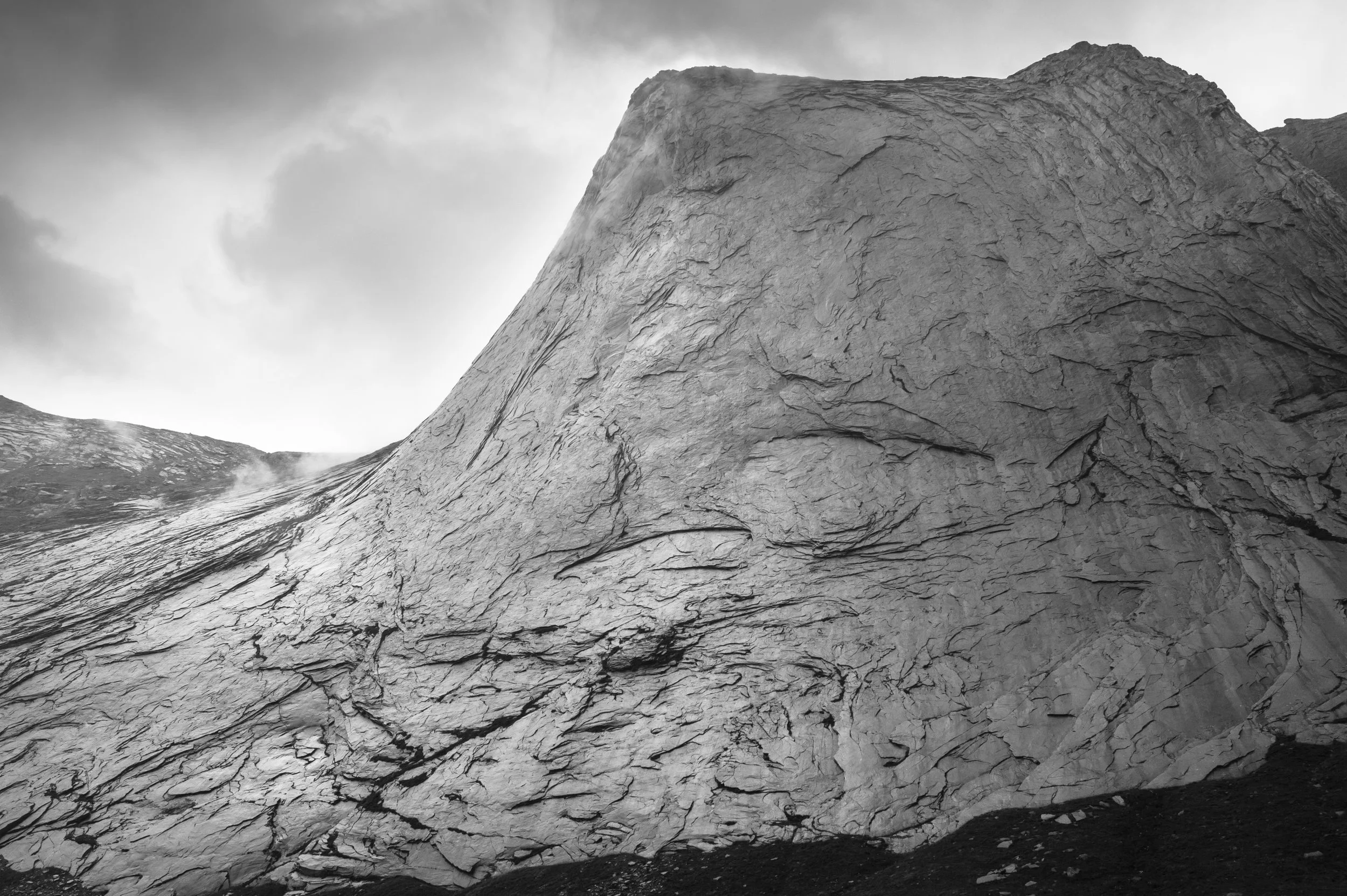 Felsformation beim Strand Bunes, Lofoten