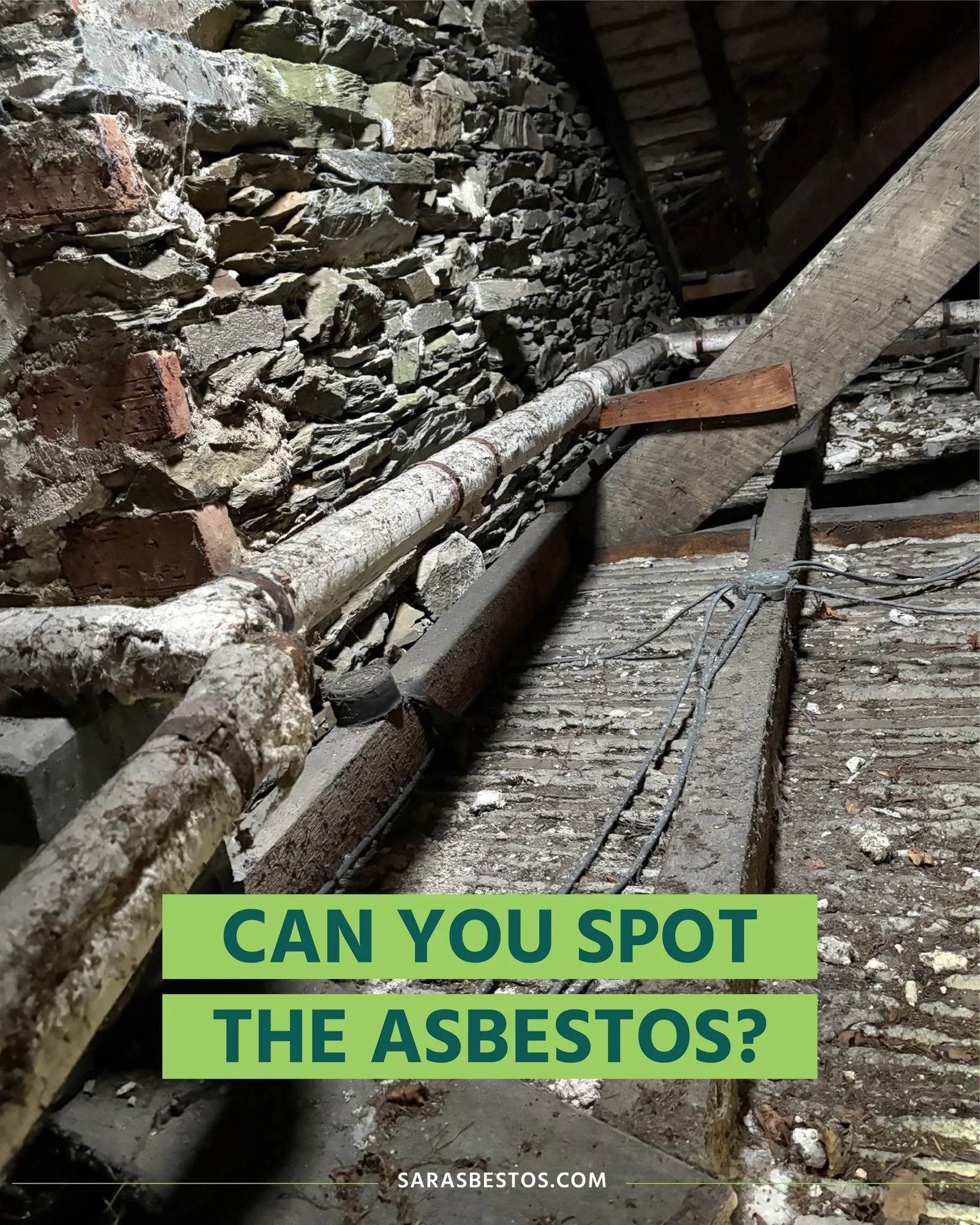 A really cool one today from a period property in Ambleside. Can you spot the asbestos in this picture?

#spottheasbestos