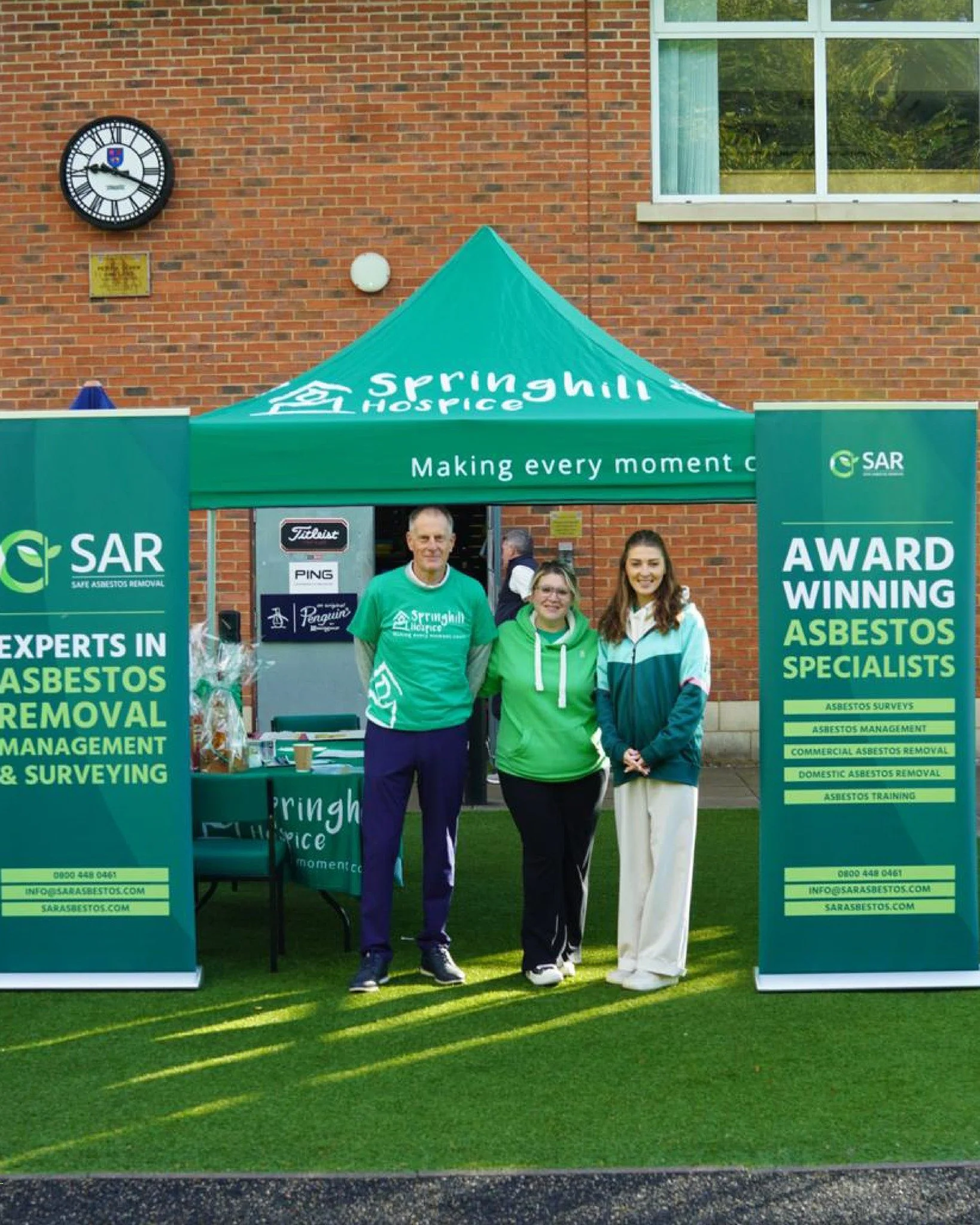 We attended the Springhill Hospice charity golf tournament last month and we were proud be one of the main sponsors of the event. 

The day was fantastic with a whopping &pound;14,000 raised for this wonderful charity. 

You can check out more detail