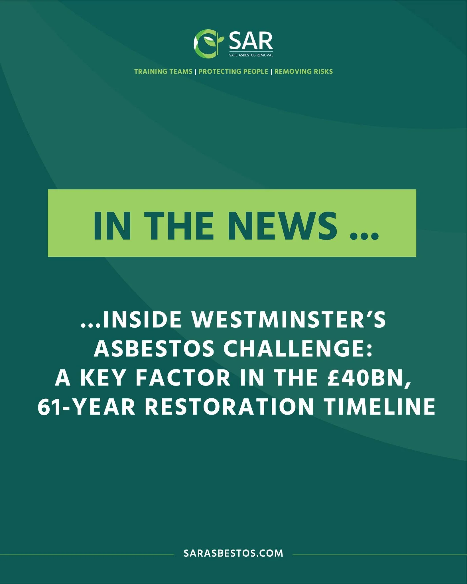 You&rsquo;ve probably seen headlines around major heritage refurb programmes such as the one that is being considered for the Houses of Parliament that contain asbestos. They often involve big budgets, complex risks &amp; long timelines given the nat