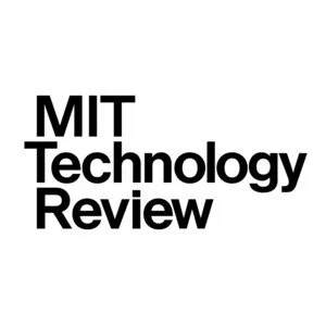 MIT Technology Review logo in black text on a white background