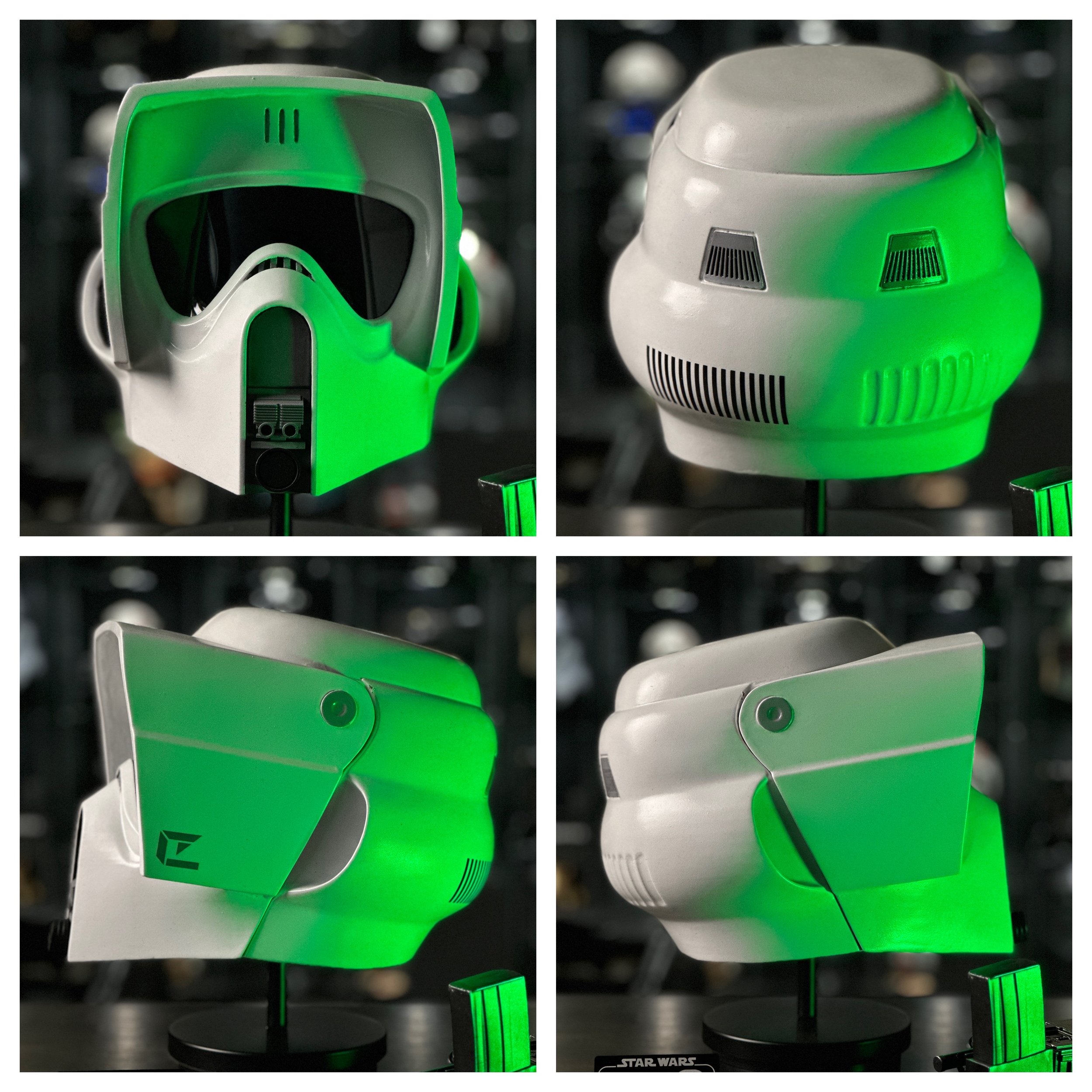 Scout Trooper, 3D printed and finished by Anchored Rebels.