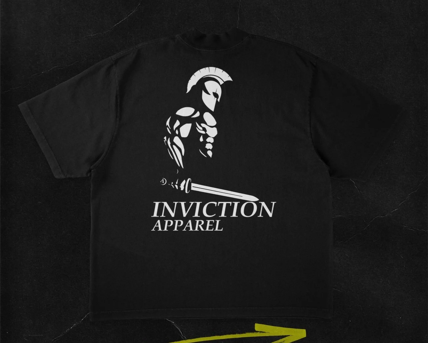 Inviction Apparel - Ares Tee Black