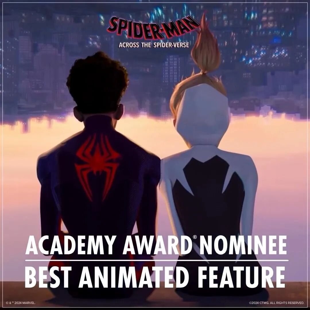 Still can't believe I got to work on this. Good luck at the Oscars tonight Miles and Gwen!

#spiderverse #oscars #academyawards #animation #film
