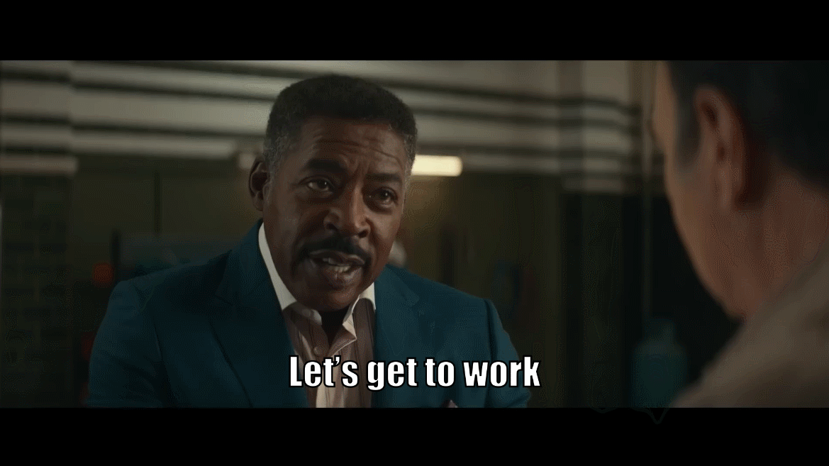 Ghostbusters Frozen Empire Ernie Hudson "Let's get to work" animated gif