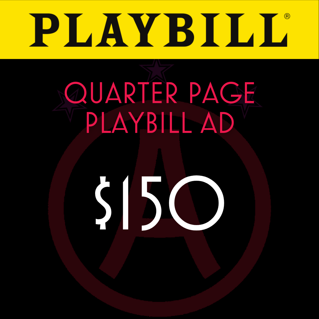 1/4 Page Playbill Ad