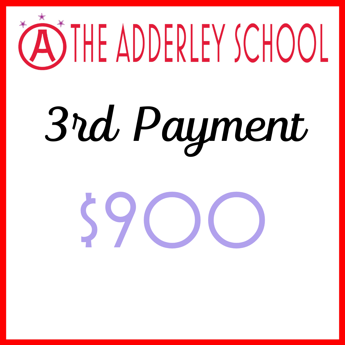 3rd Payment