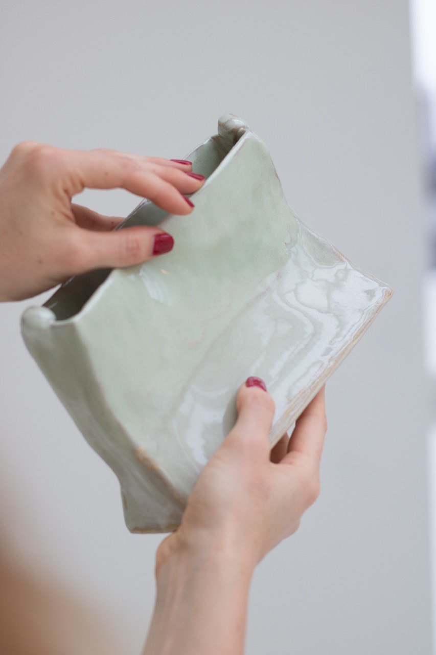 Stoneware (1240°) clutch 2022