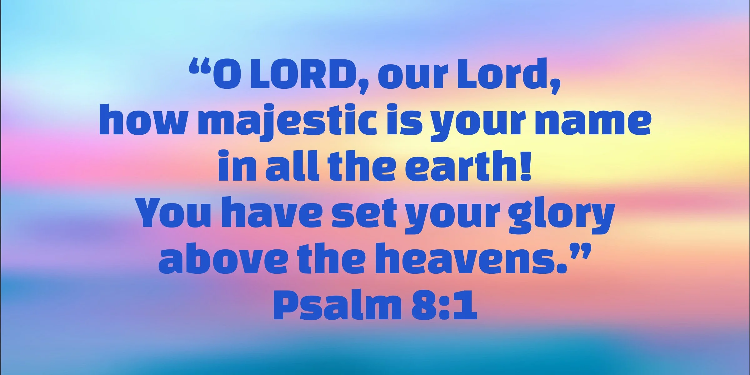 Holy Is His&nbsp;Name