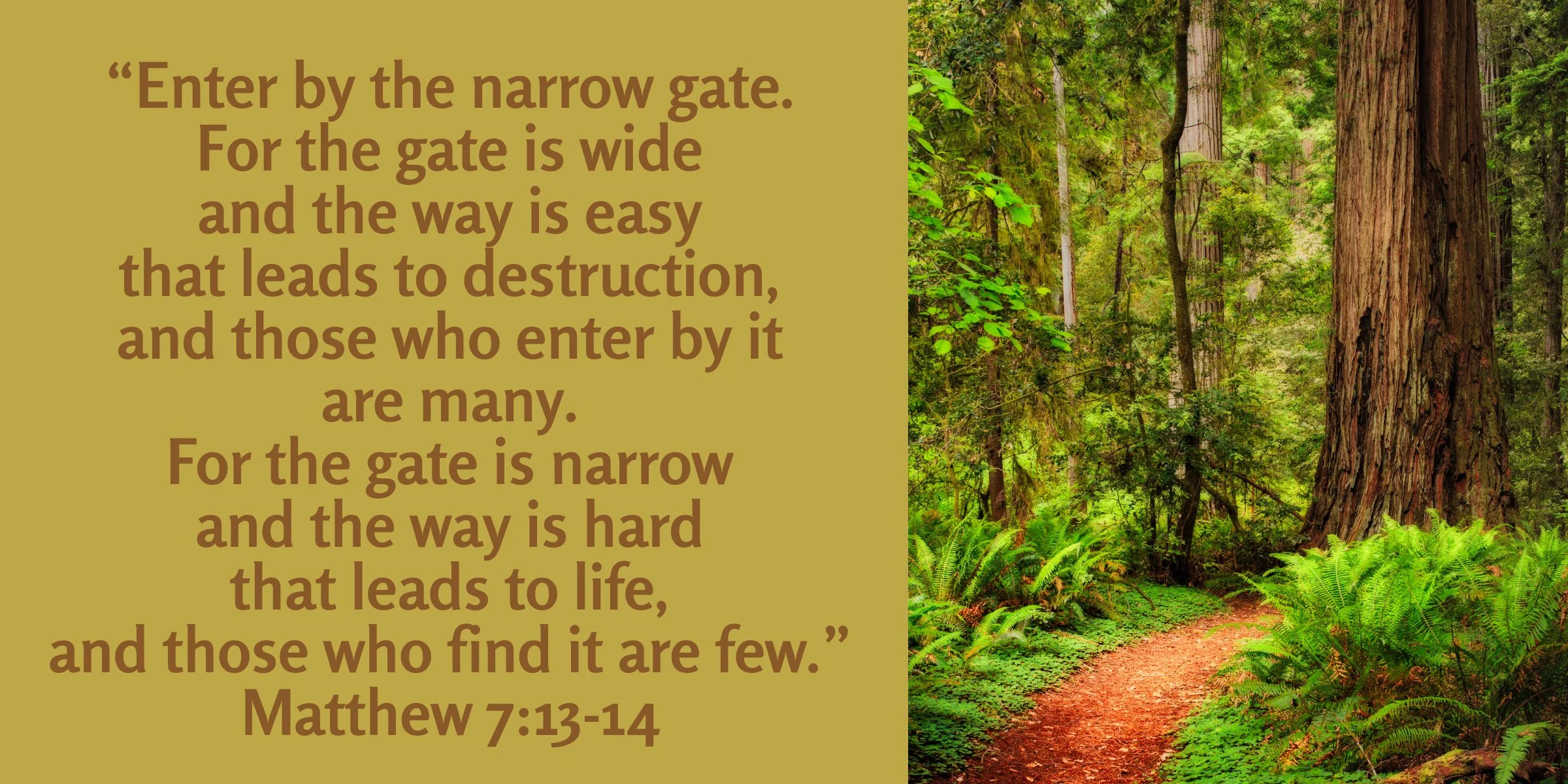 Lessons from Jeremiah 18: The Narrow Way