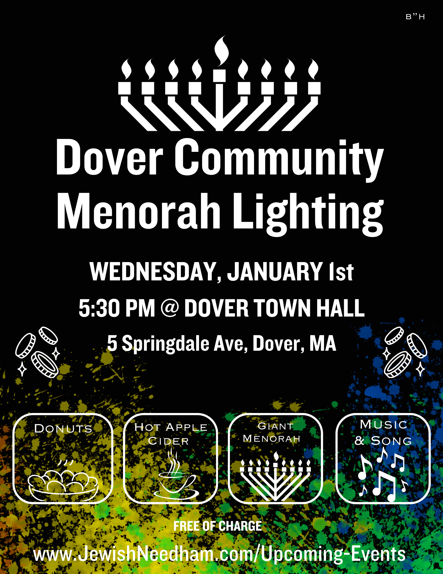 Dover Community Menorah Lighting
