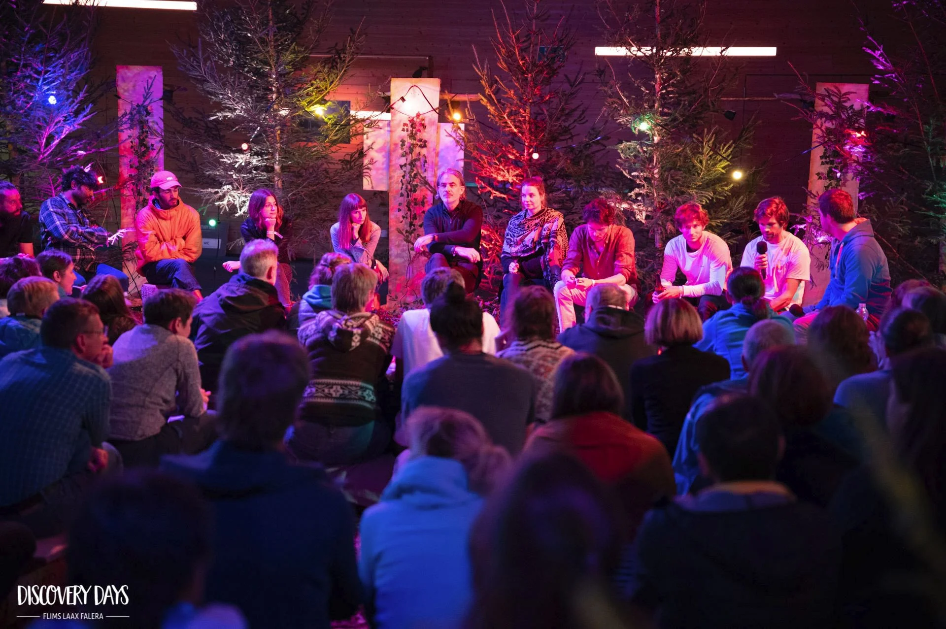 On the Stage during the Discovery Days