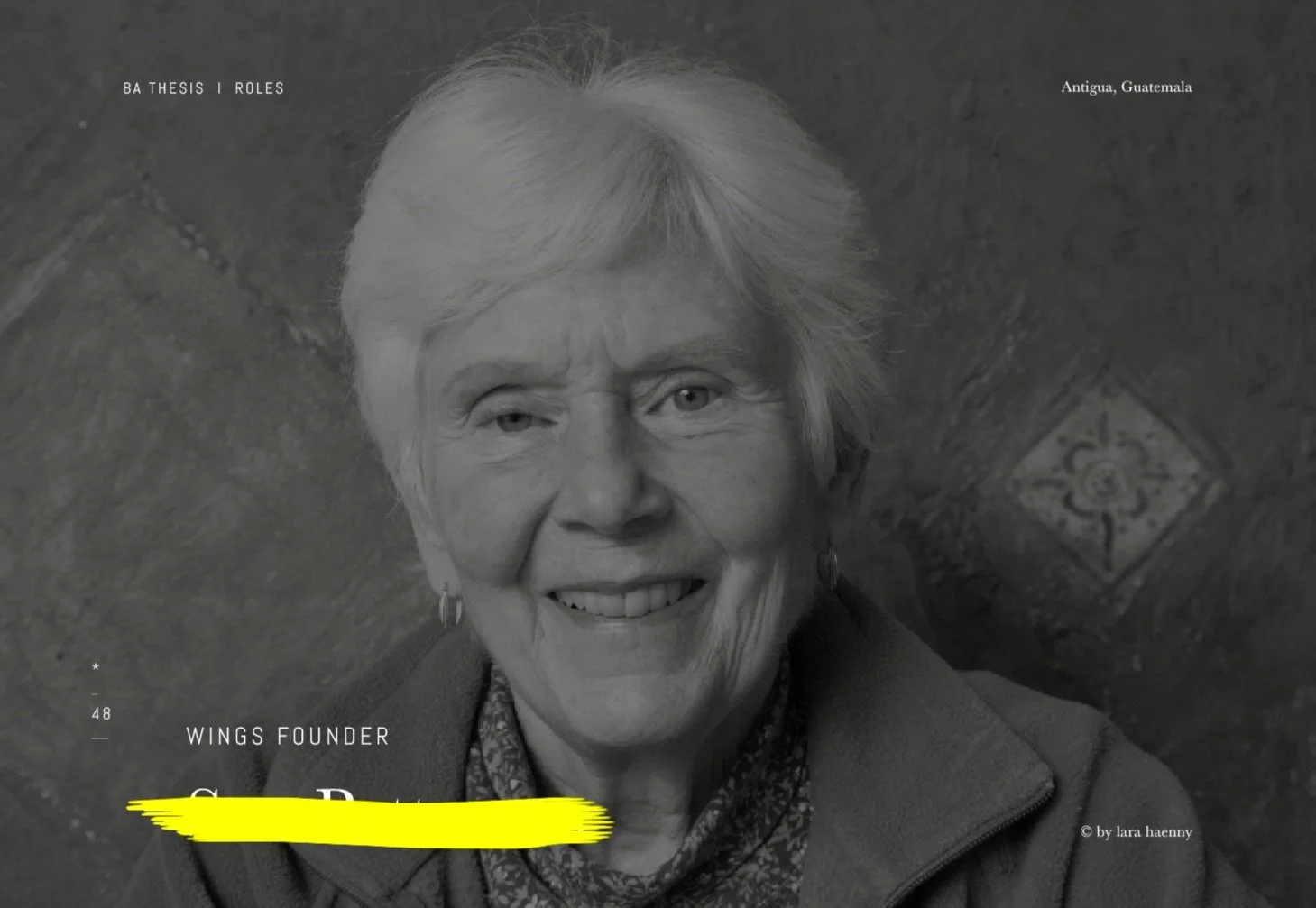 Sue Patterson, the Founder of Wings Guatemala