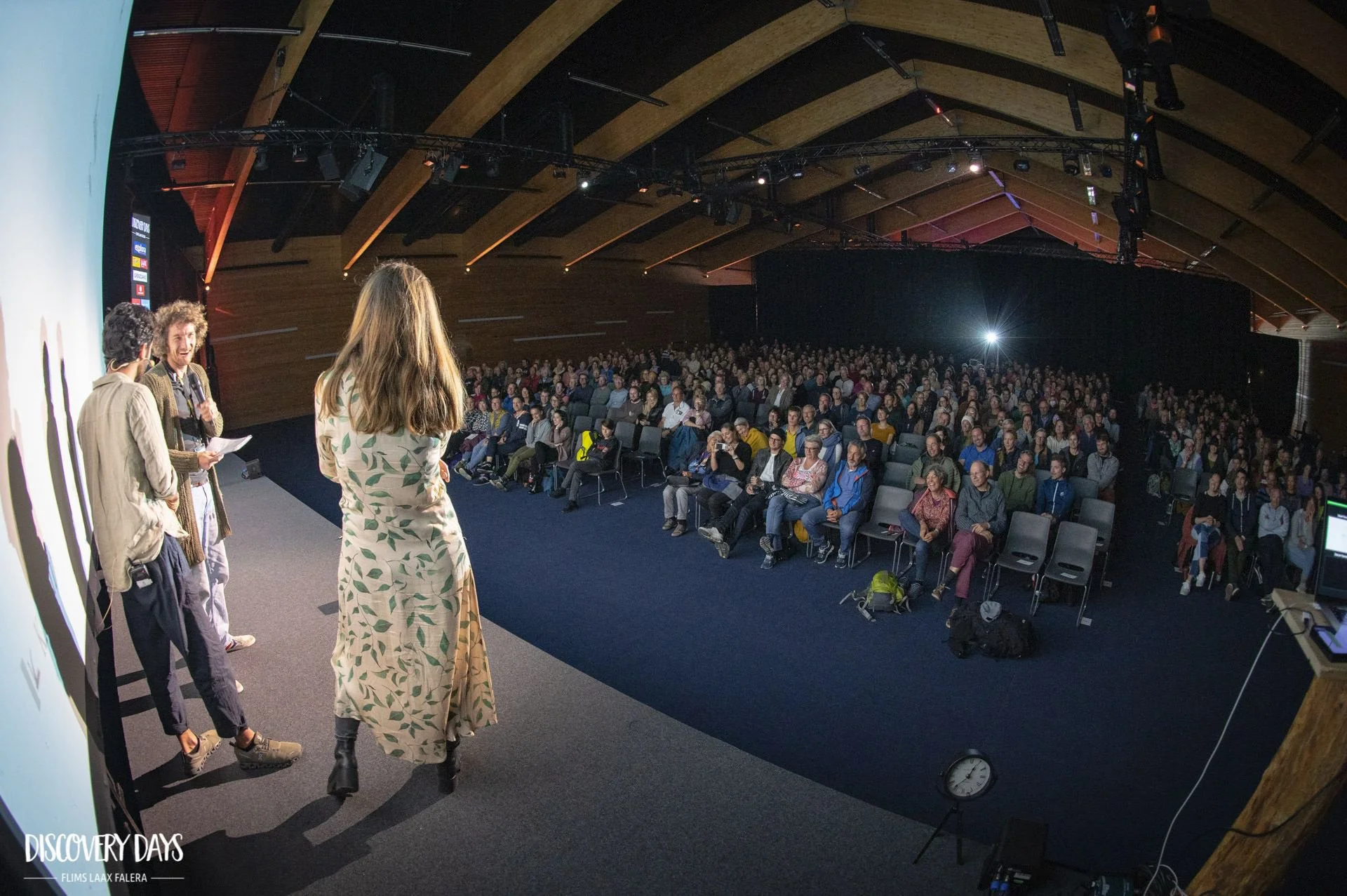 On the Stage during the Discovery Days