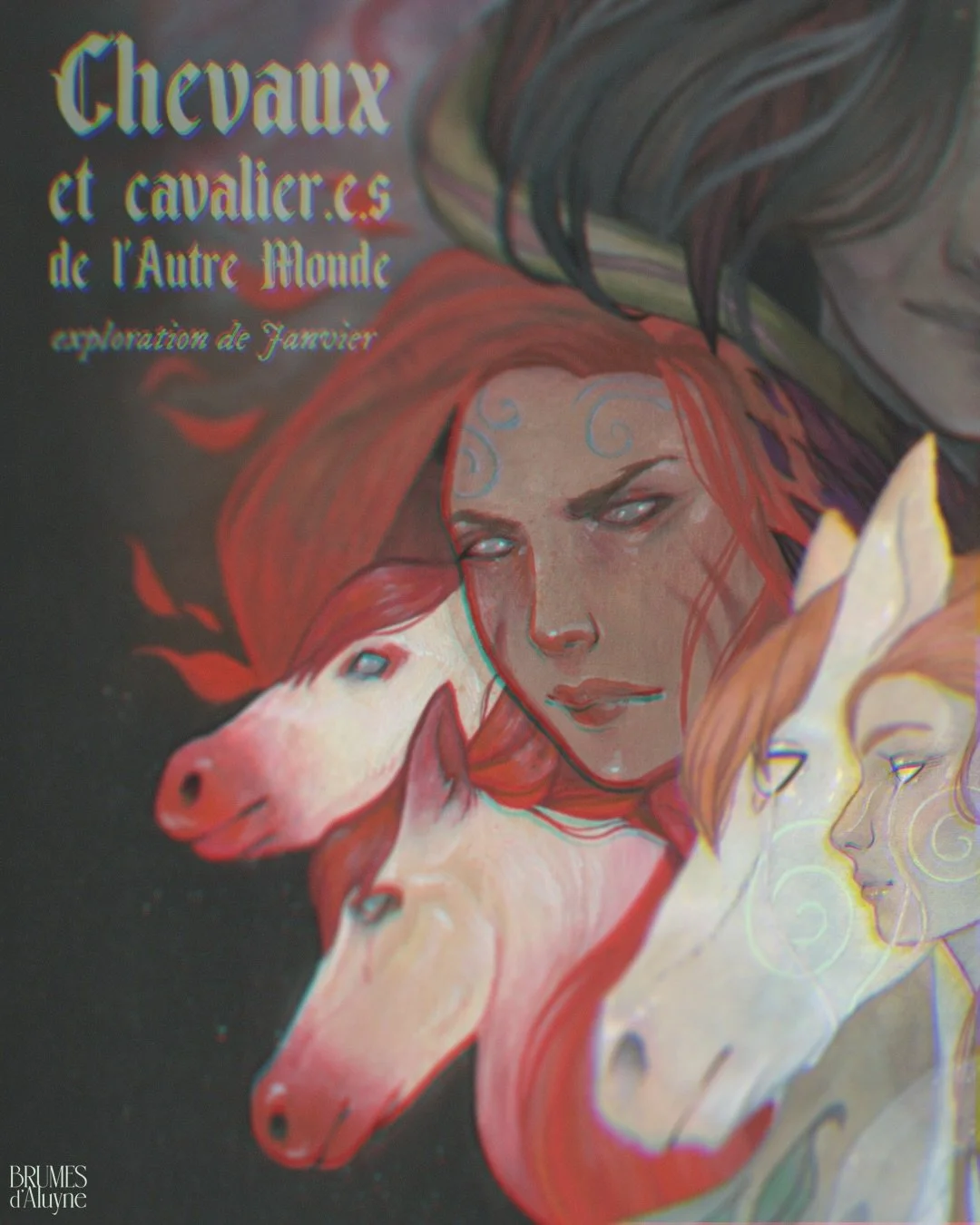 L&rsquo;exploration de Janvier sur l&rsquo;autre plateforme ✨

Une continuit&eacute; avec le mois dernier sur la Chasse Sauvage et les Dames de l&rsquo;Hiver...
Dans les profondeurs, le serpent a trac&eacute; les sillons pour les nouvelles graines, f