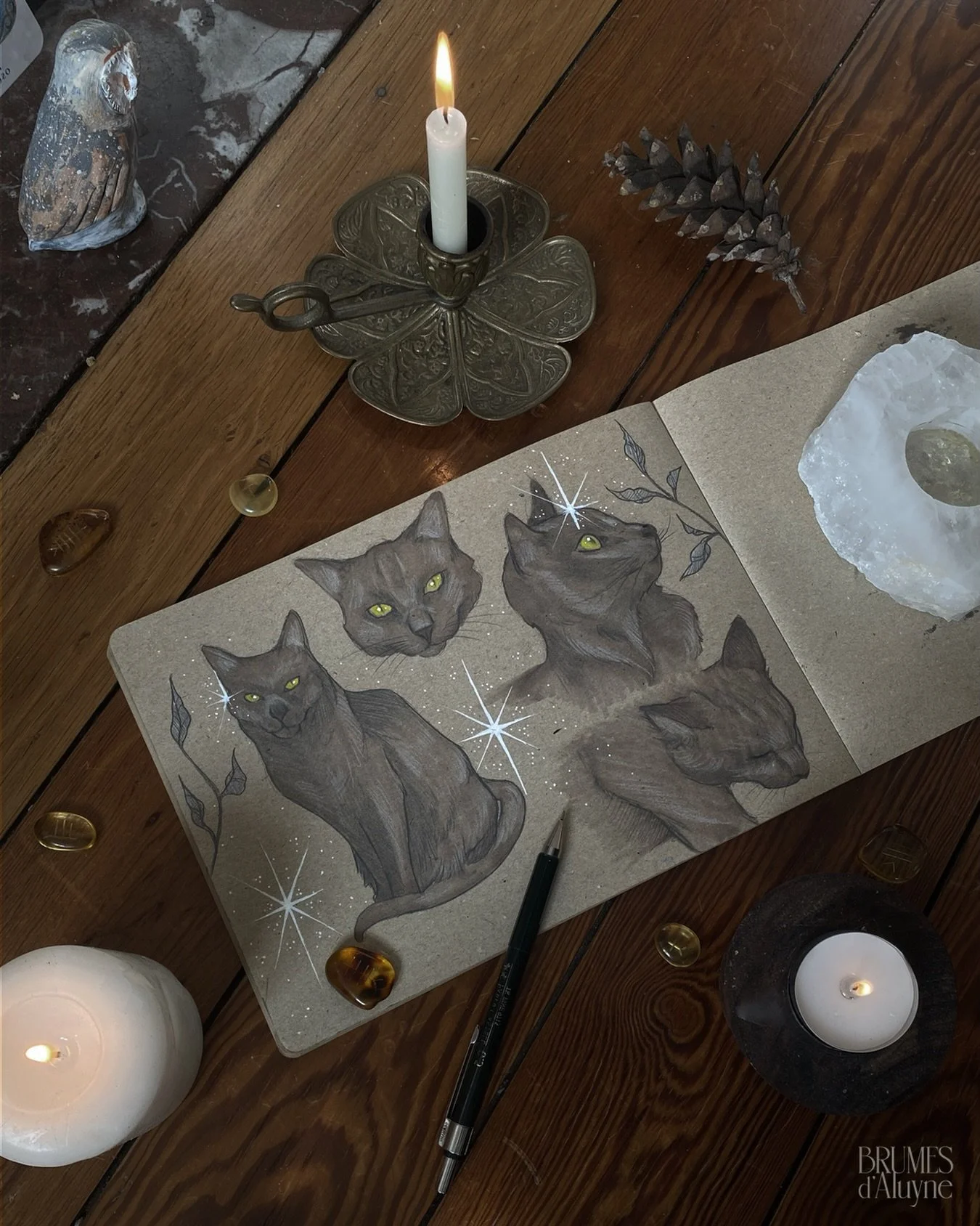 [ENG] Last week&rsquo;s little morning sketches: L&uuml;na, the queen - what else. She&rsquo;s perfect. 

[FR] Les petits croquis matinaux de la semaine derni&egrave;re : la Queen L&uuml;na - what else. Elle est parfaite.

#illustration #croquis #ske