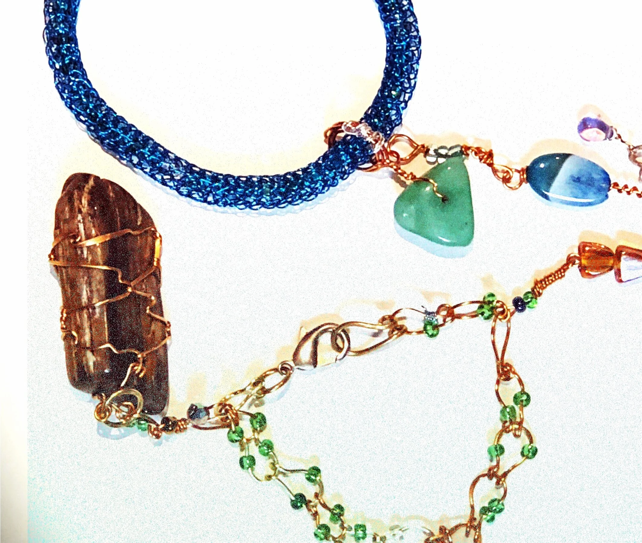 Choker & Bracelet & earring set