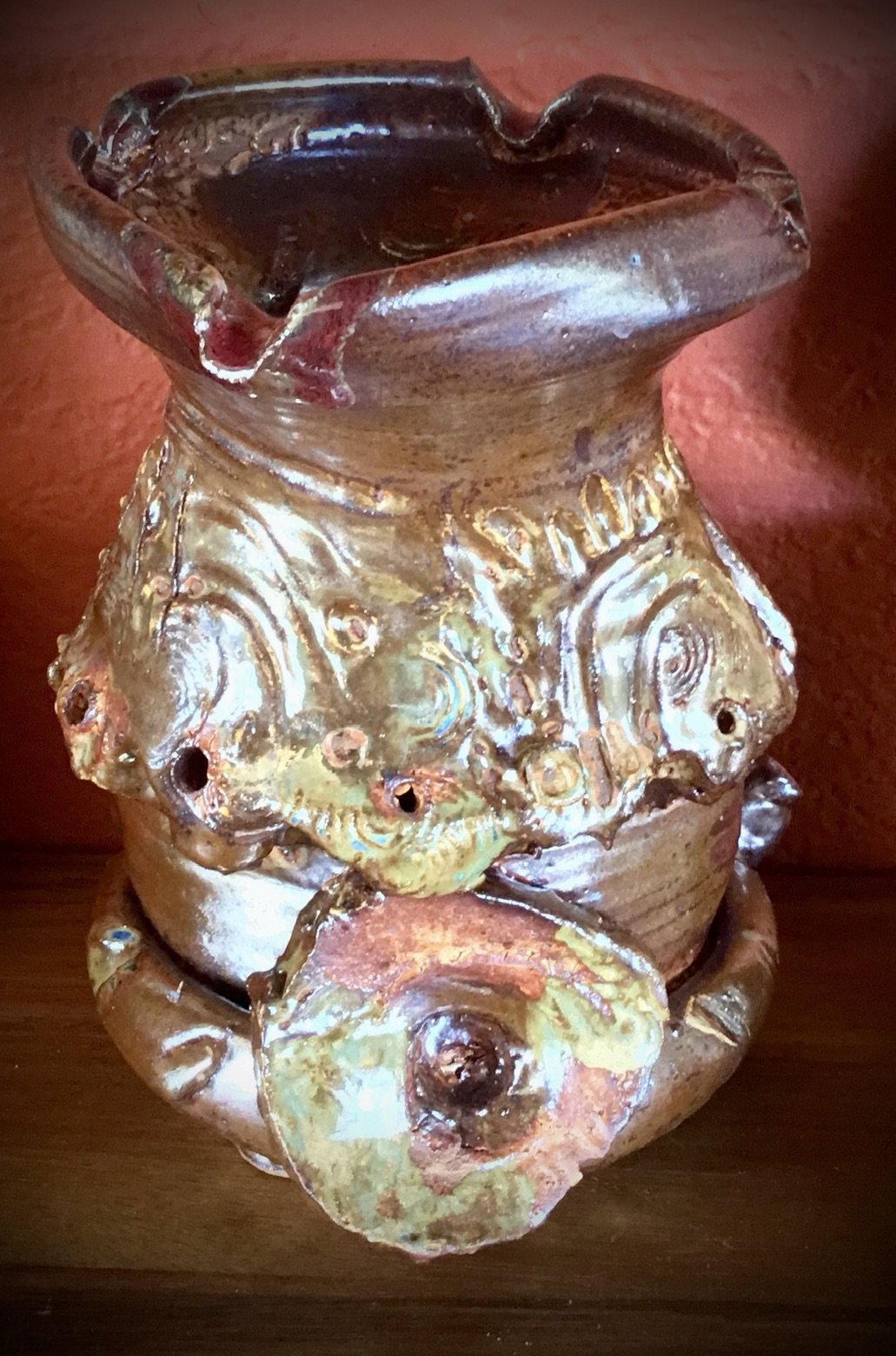 Vessel thrown and altered