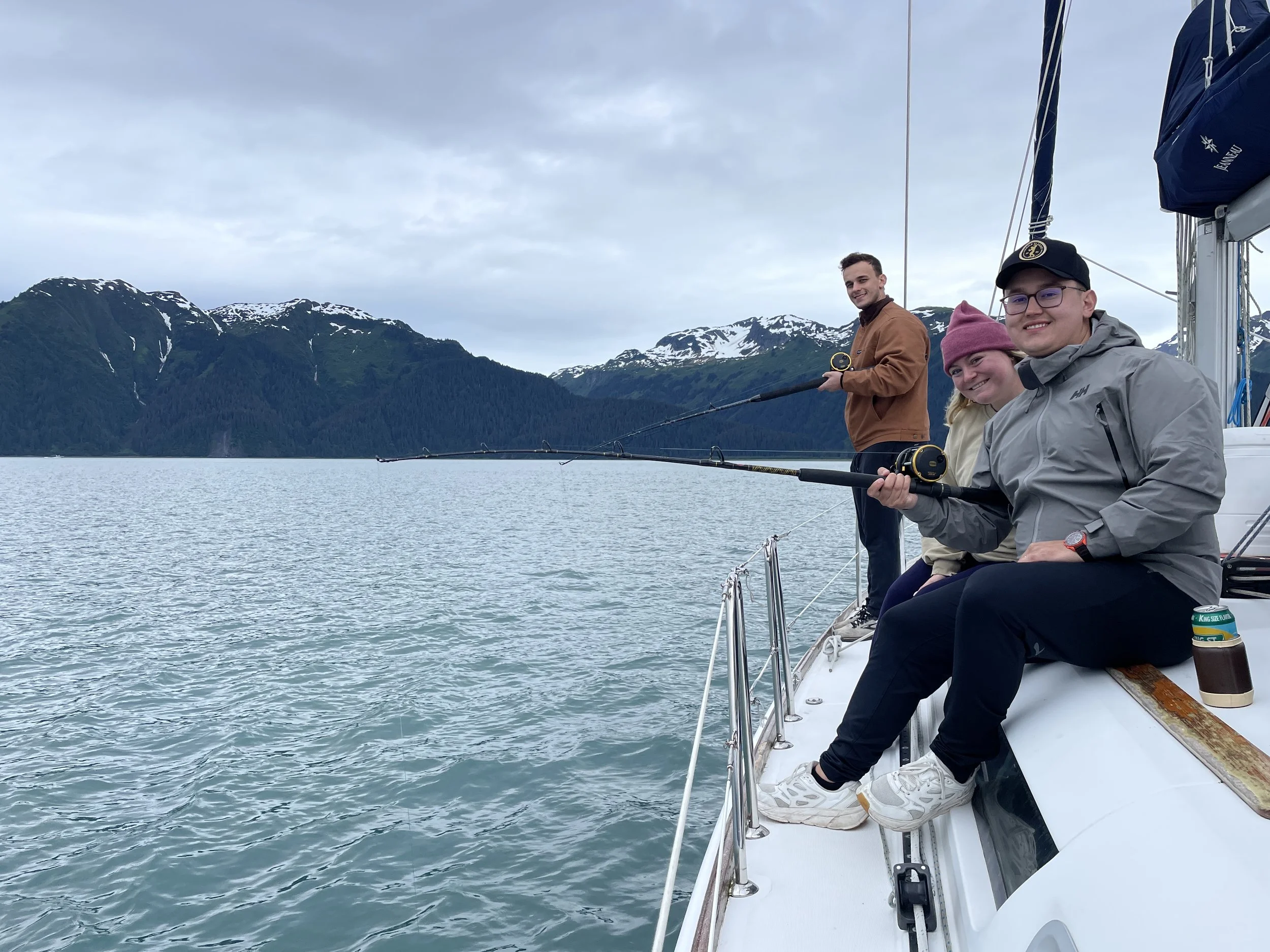 Fishing in Resurrection Bay. Sailaway Alaska, Seward Boat Tour