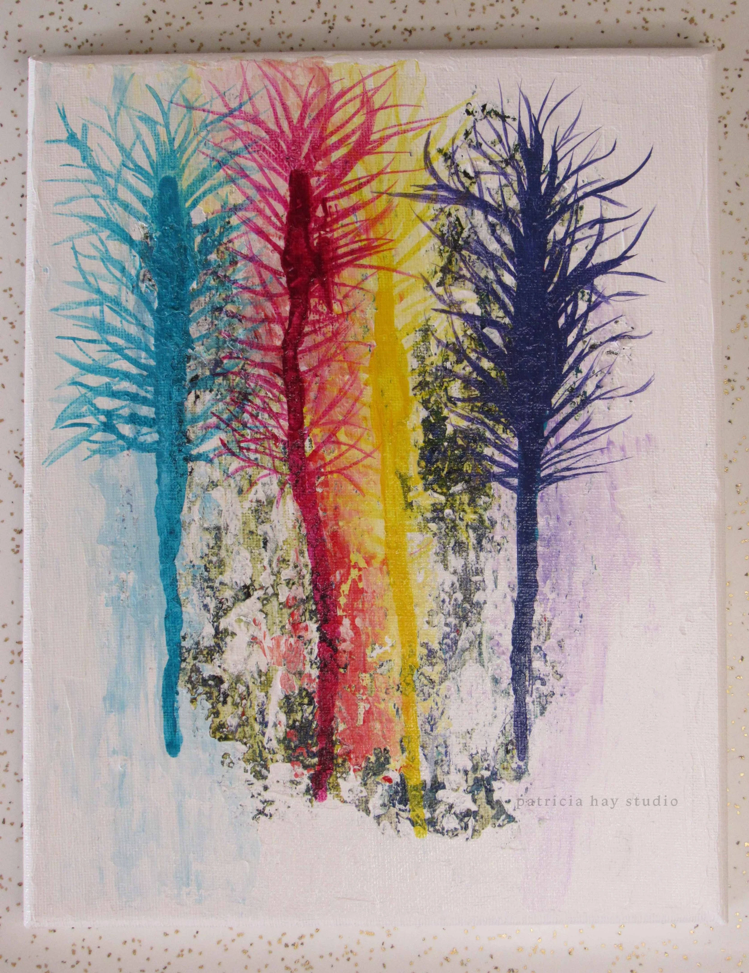 8x10 Acrylic, Acrylic Inks