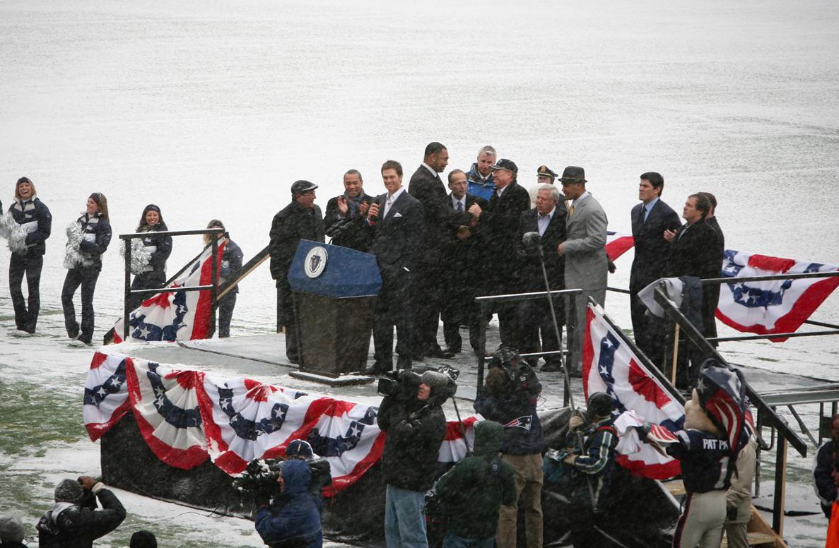 Patriots Training Camp &amp; Super Bowl Send-offs through the years