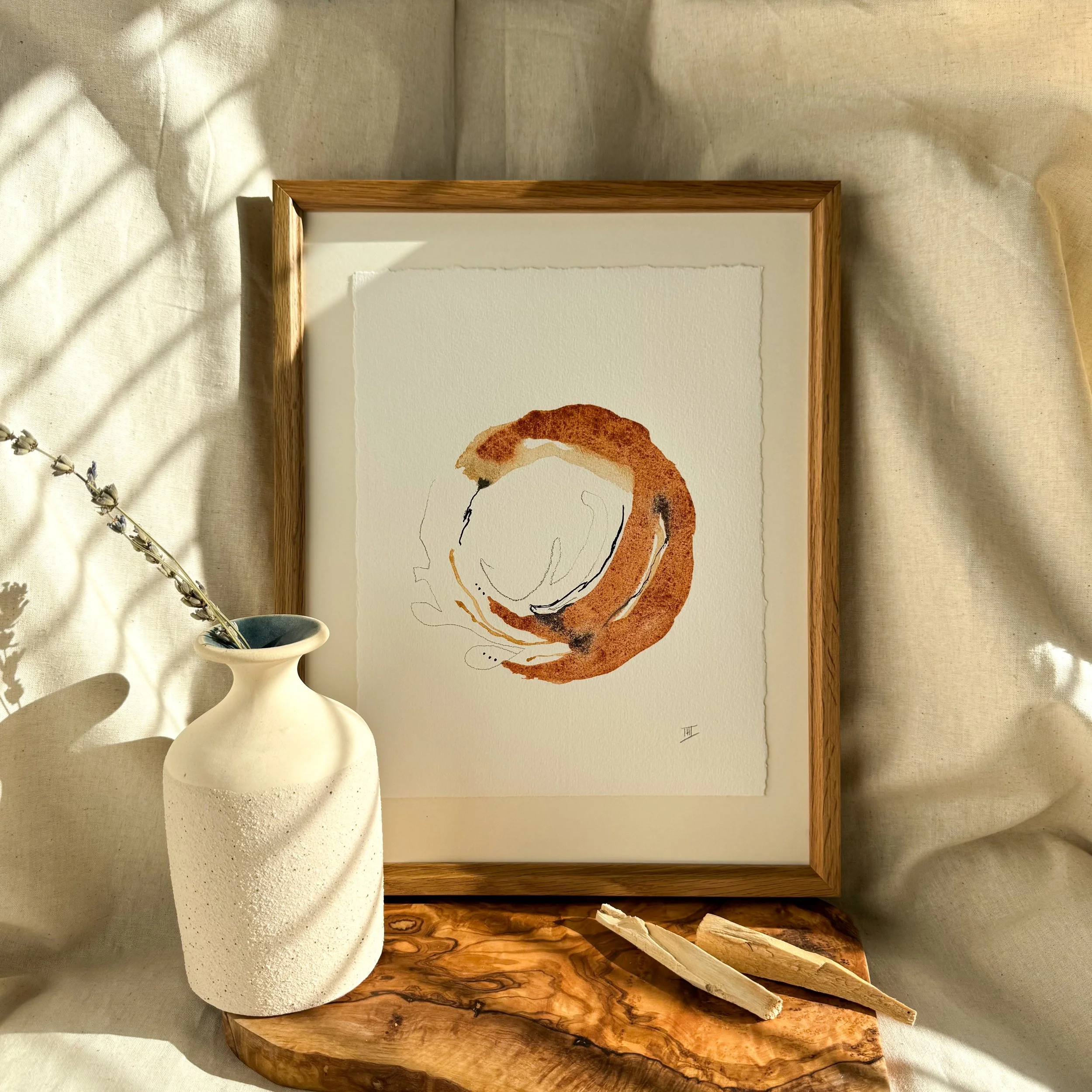 “Impermanence”  | Framed Original Art, 12x15 | $140 - SOLD