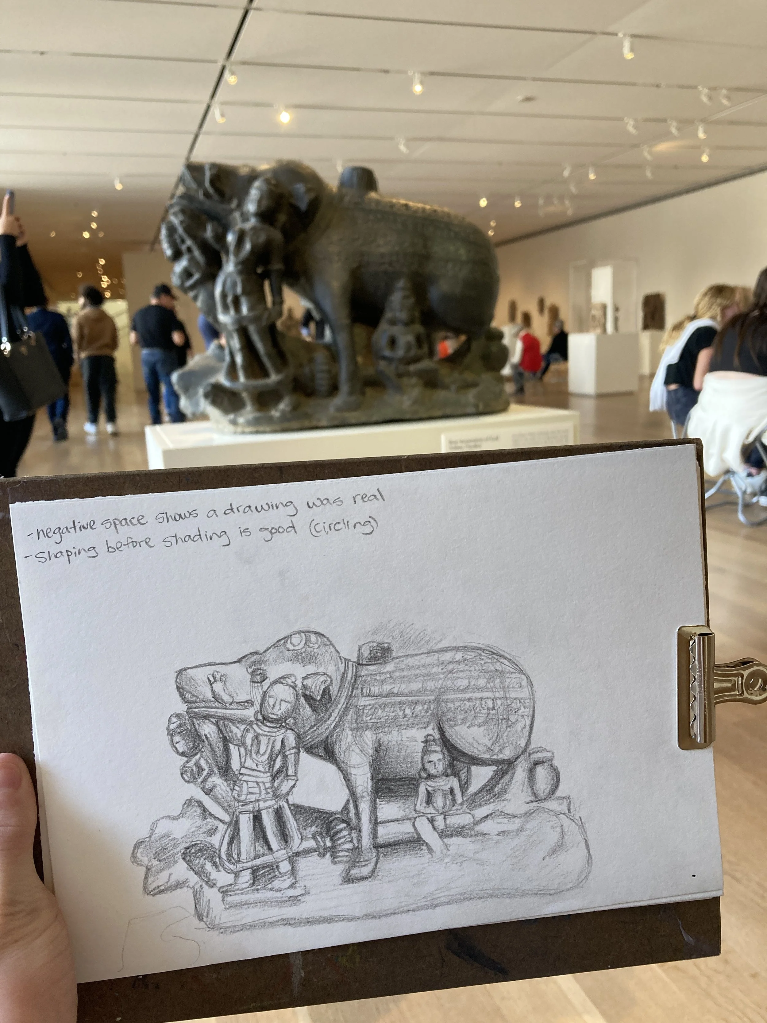 Art Museum Sketching