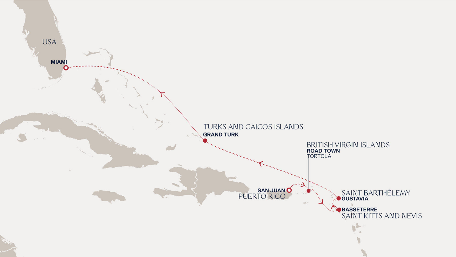 Map of Explora III itinerary Nov 29, 2026