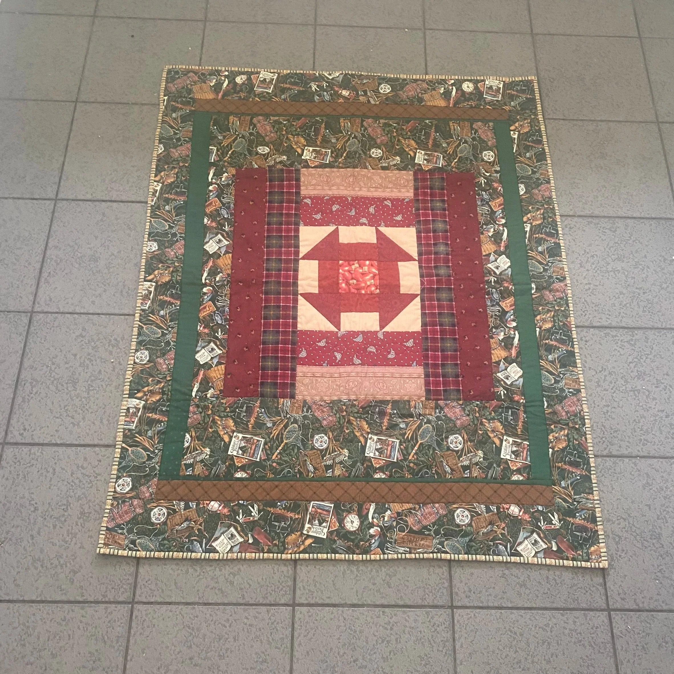 Handmade Quilt Lap Blanket
