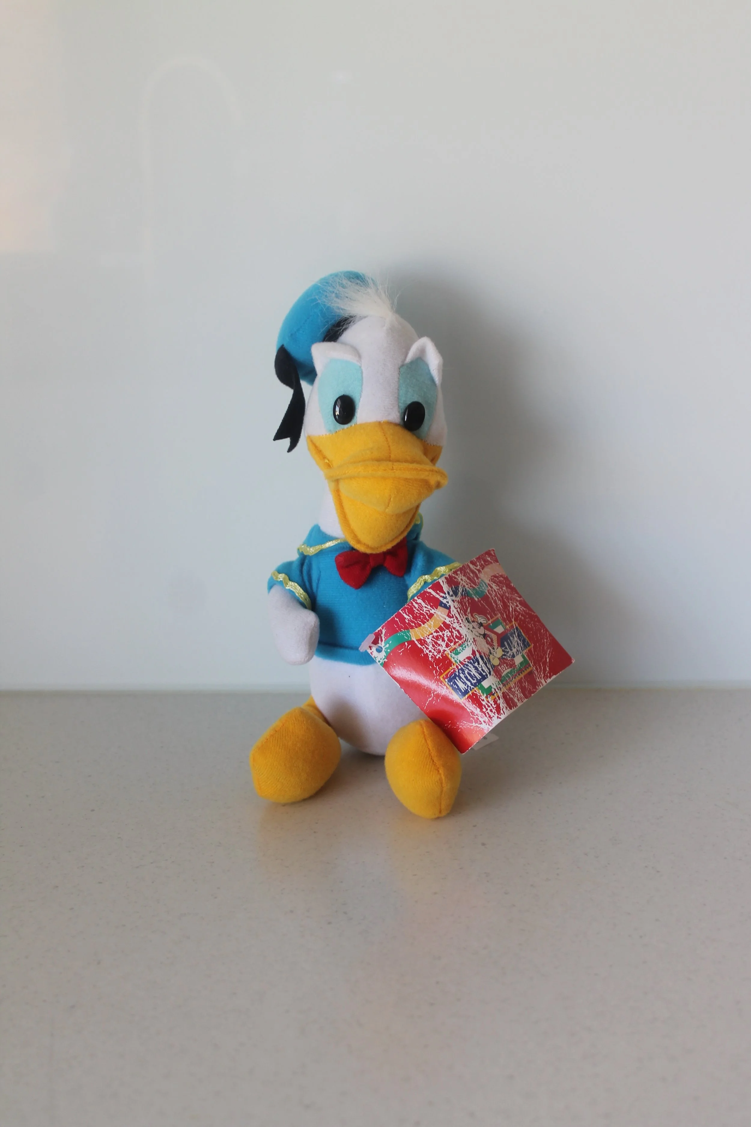 Donald Duck Plushie with Tag