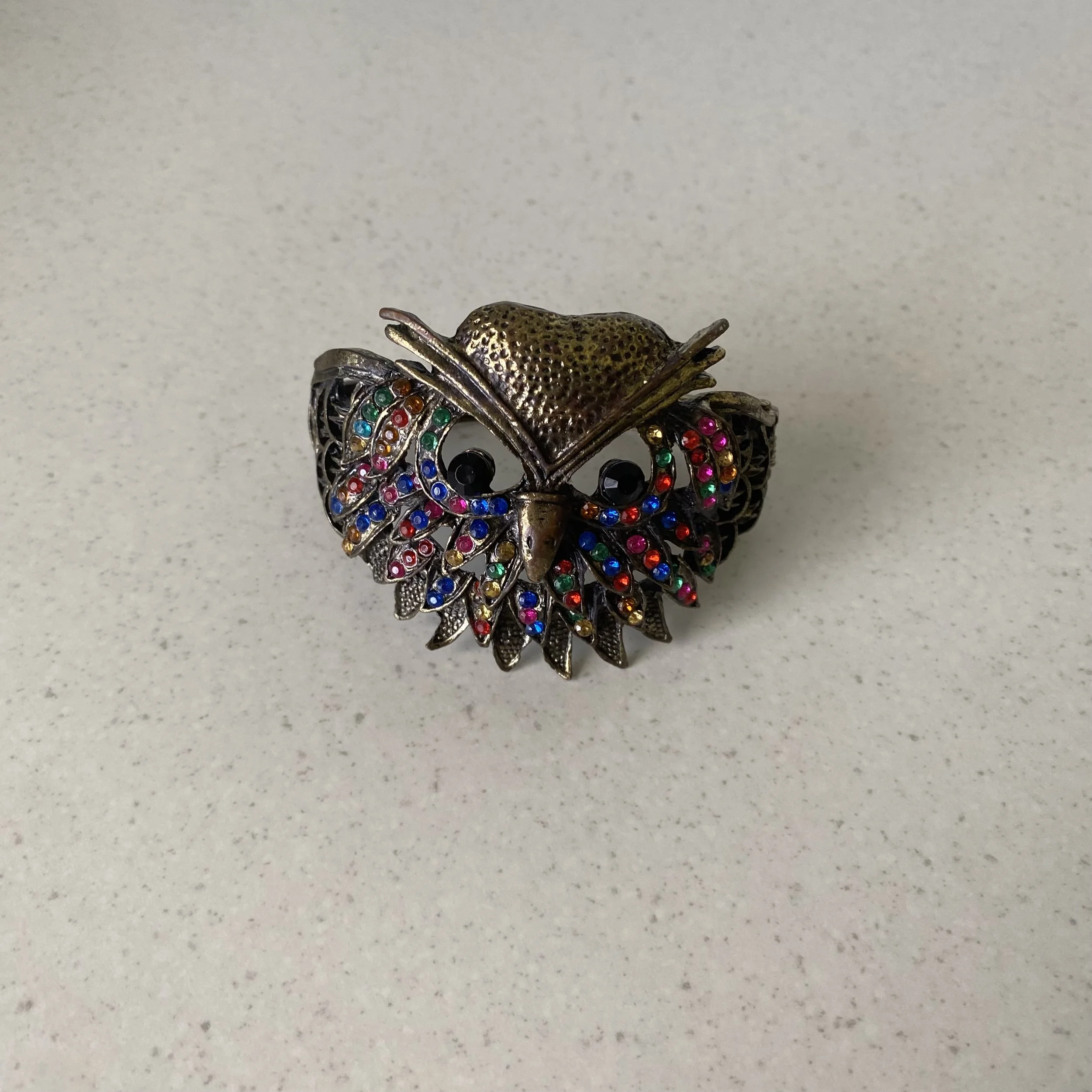 Hinged Owl Bracelet