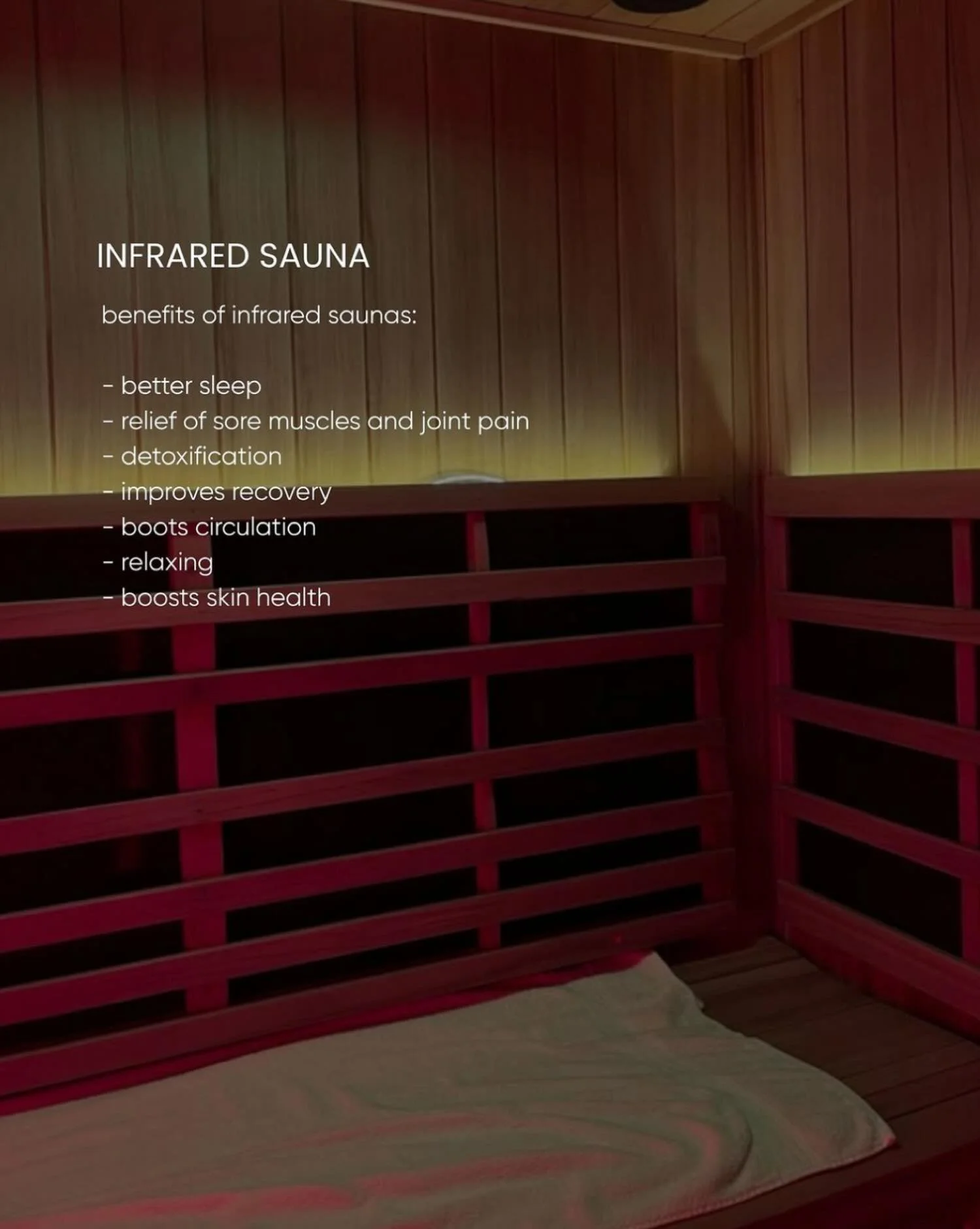 Want to get high (naturally)? 

Infrared (IR) saunas do a whole lot more than just heating your body up and giving you a detoxifying sweat. 

IR saunas mimic the same effects as if you were out laying in the sun (minus the harmful UV). Similar to bei