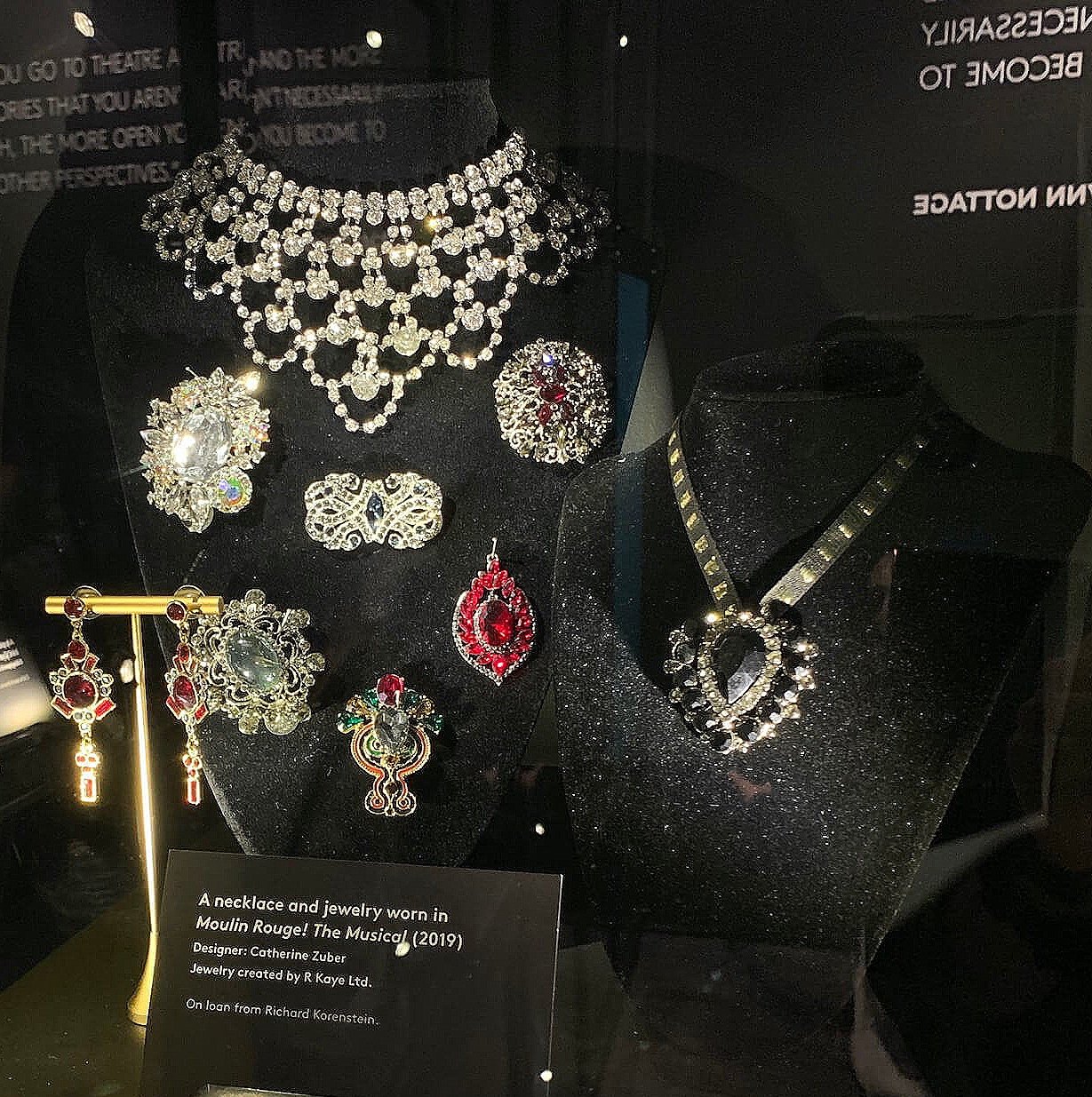  Jewelry worn in  Moulin Rouge! The Musical   Designed by Catherine Zuber 