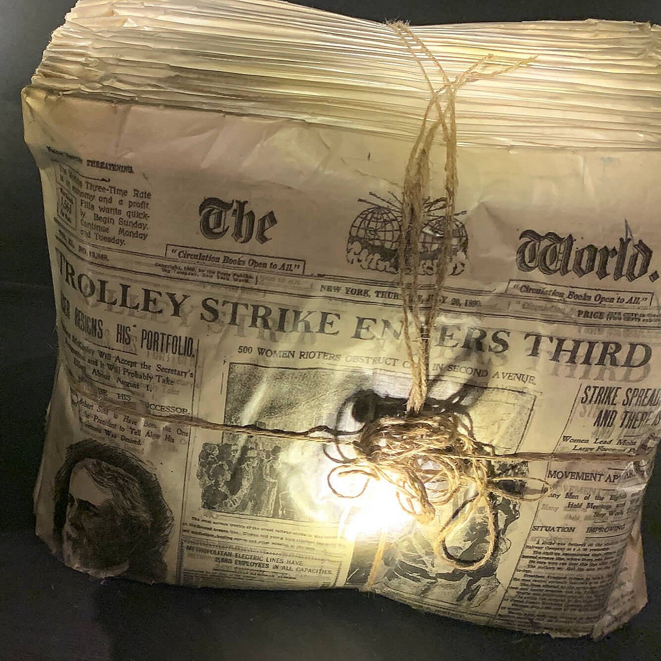  Newspapers used in  Newsies   Designed by Tobin Ost 