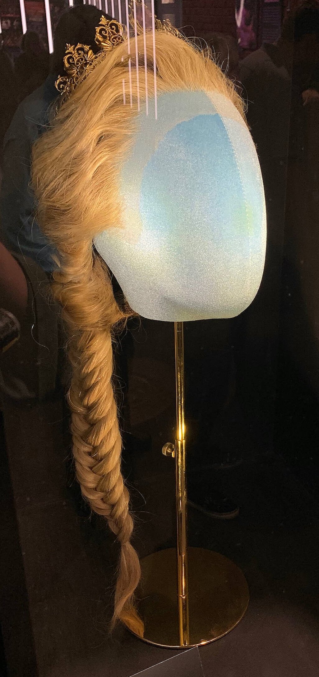  An Elsa wig and crown from  Frozen   Crown designed by R Kaye Ltd. 