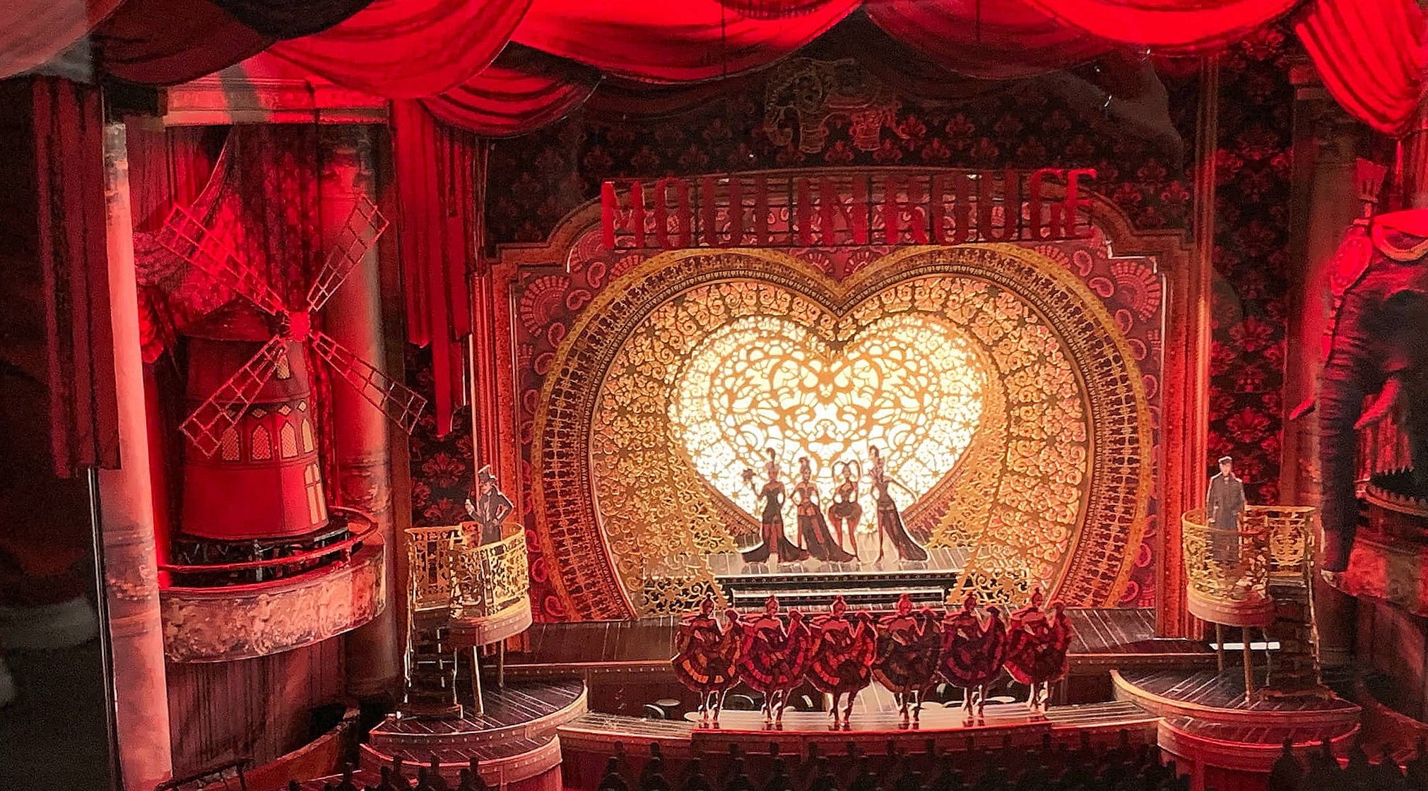  A set model for  Moulin Rouge! The Musical    Designed by Derek McLane 