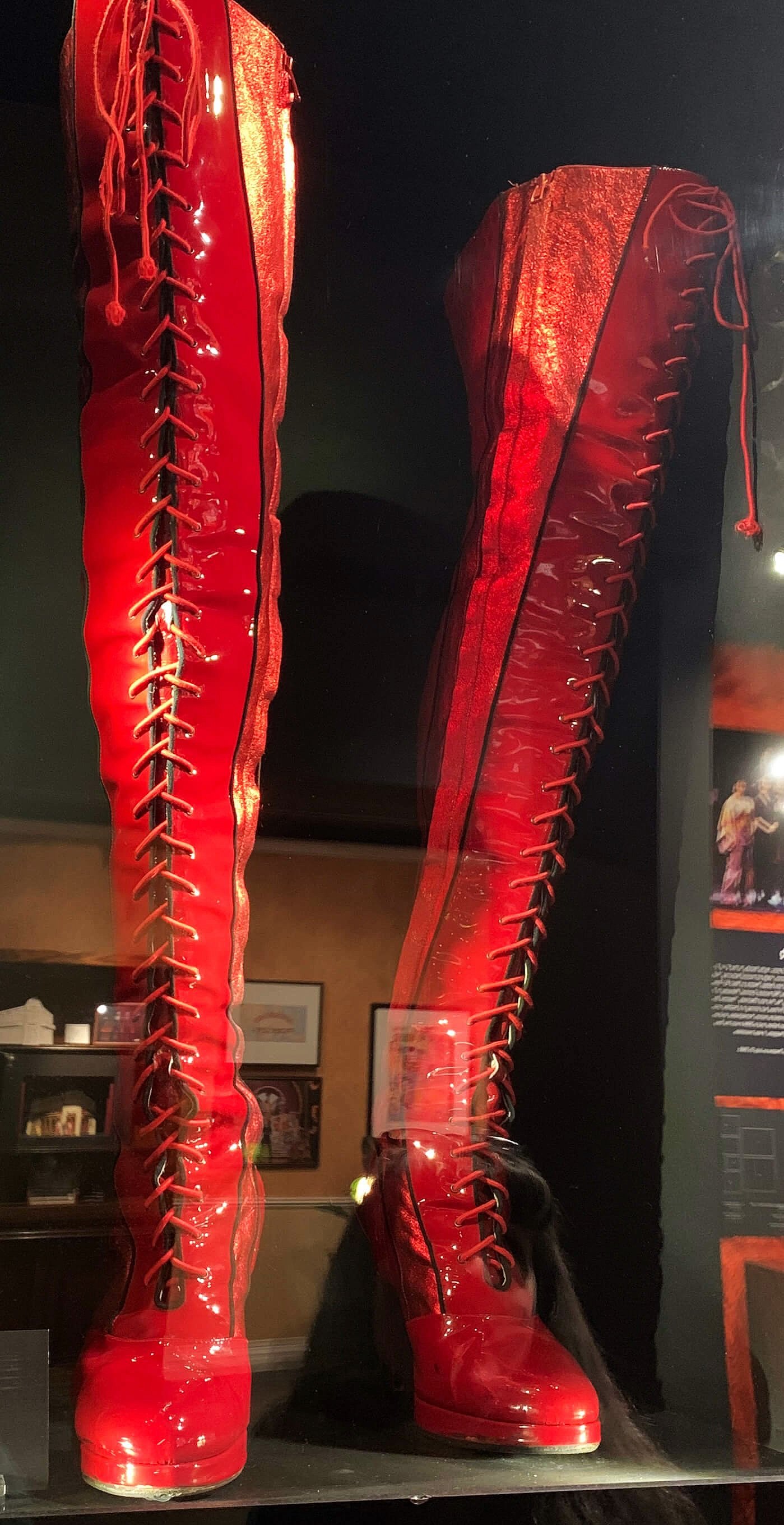  A pair of boots worn in  Kinky Boots   Designed by Gregg Barnes 