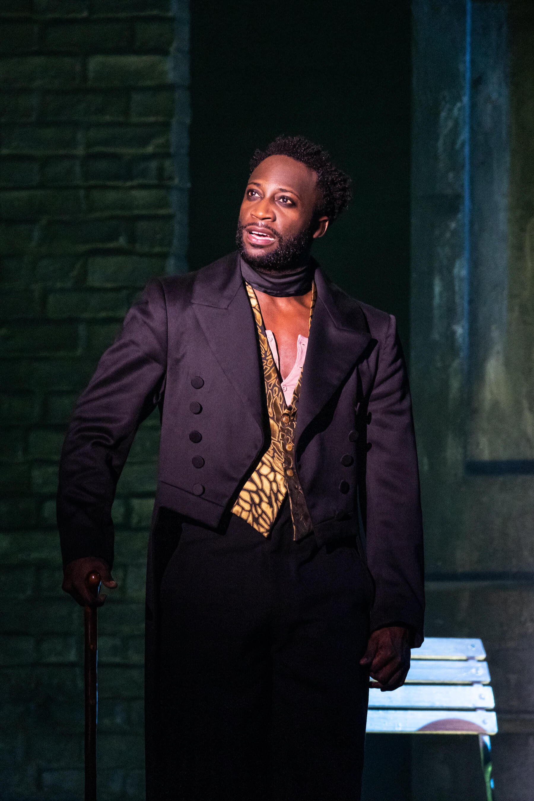  Nick Rashad Burroughs as Toulouse-Lautrec in the North American Tour of  Moulin Rouge! The Musical  
