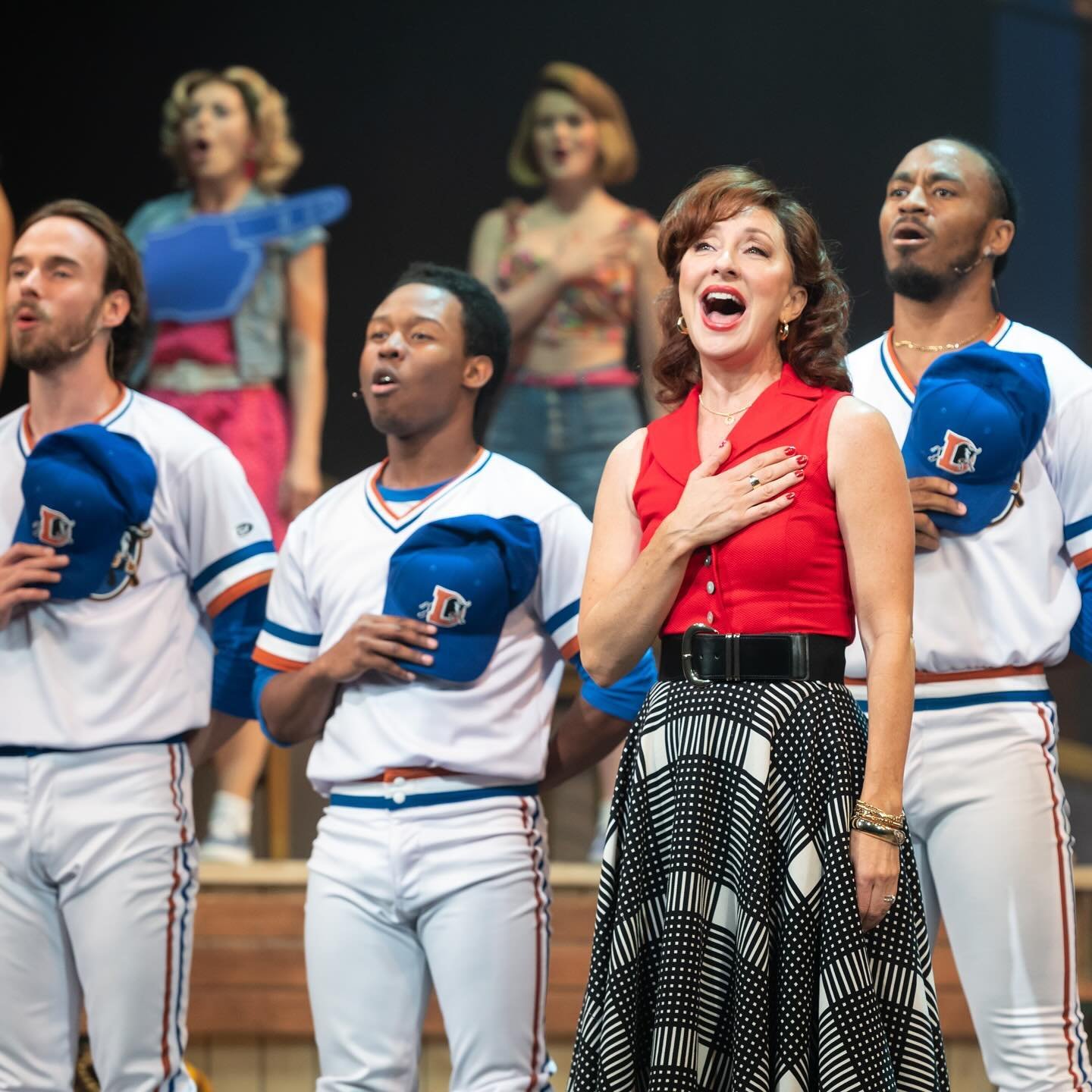 Bull Durham is a home run! Full of local flair, @theatreraleigh knocks it out of the park in this world-premiere musical about the Triangle&rsquo;s beloved Durham Bulls, Durham&rsquo;s minor league baseball team. Starring Broadway alumni @cusackcarme