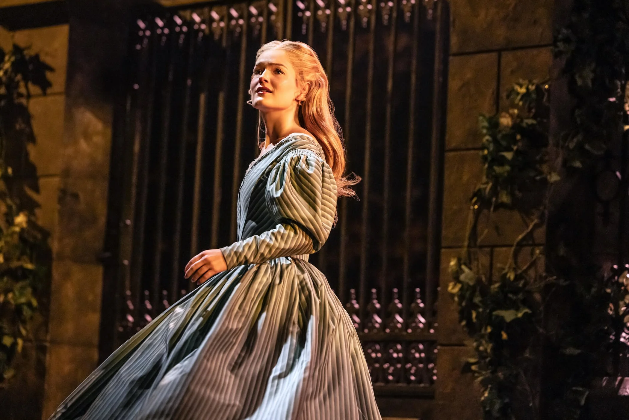 “In My Life” – Delaney Guyer as Cosette in Les Misérables; Photo by Matthew Murphy