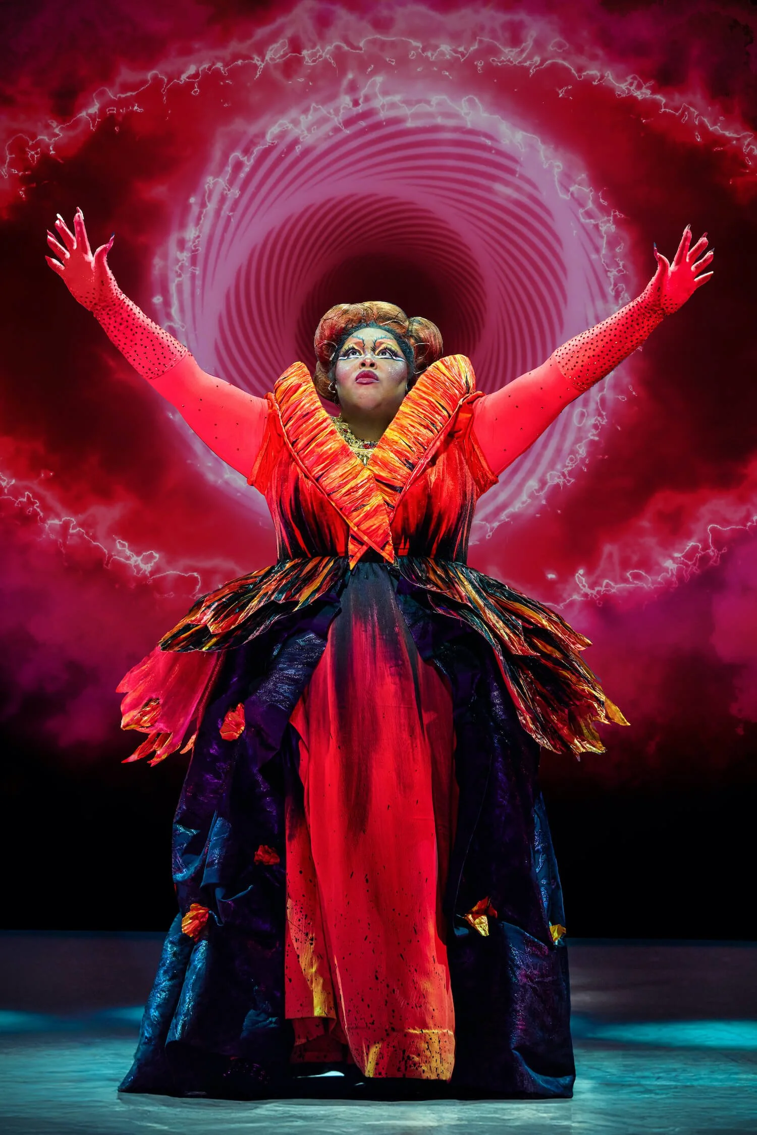 Kyla Jade as Evillene in The Wiz