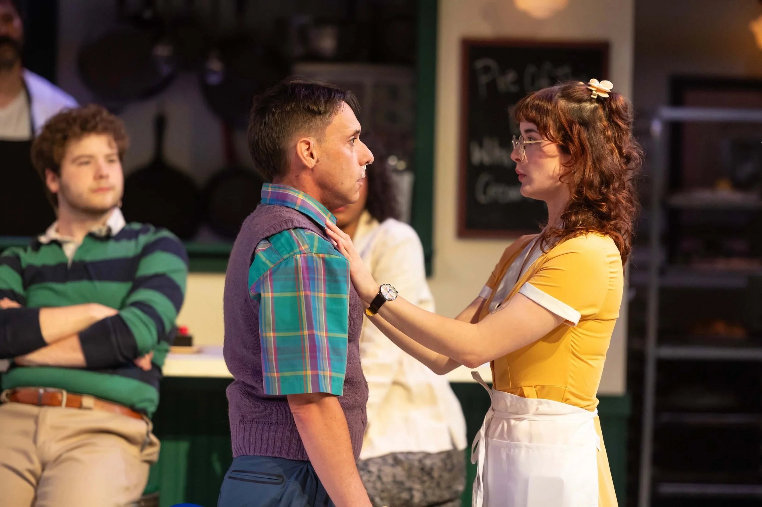  Nick Cearley as Ogie (center) and Ella Frederickson as Dawn 