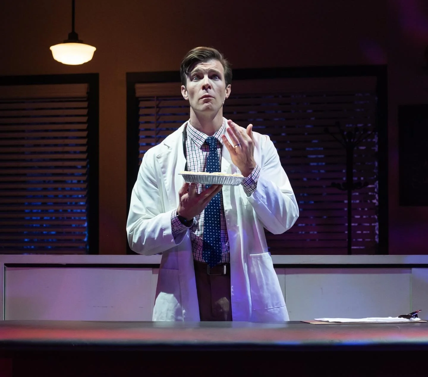 @theatreraleigh&rsquo;s production of Waitress closes today, so I&rsquo;m sharing my interview with @billyharrigantighe, who played the role of Dr. Pomatter. I interviewed Tighe back in 2017 when he was starring as J.M. Barrie in the national tour of